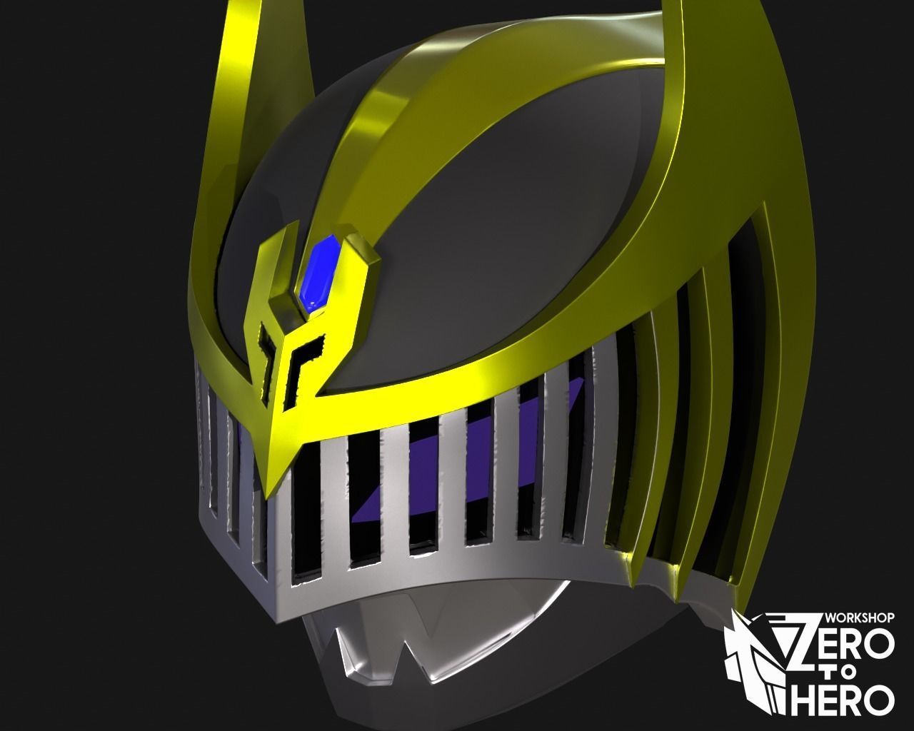 Kamen Rider Knight Survive Helmet 3D print model_1