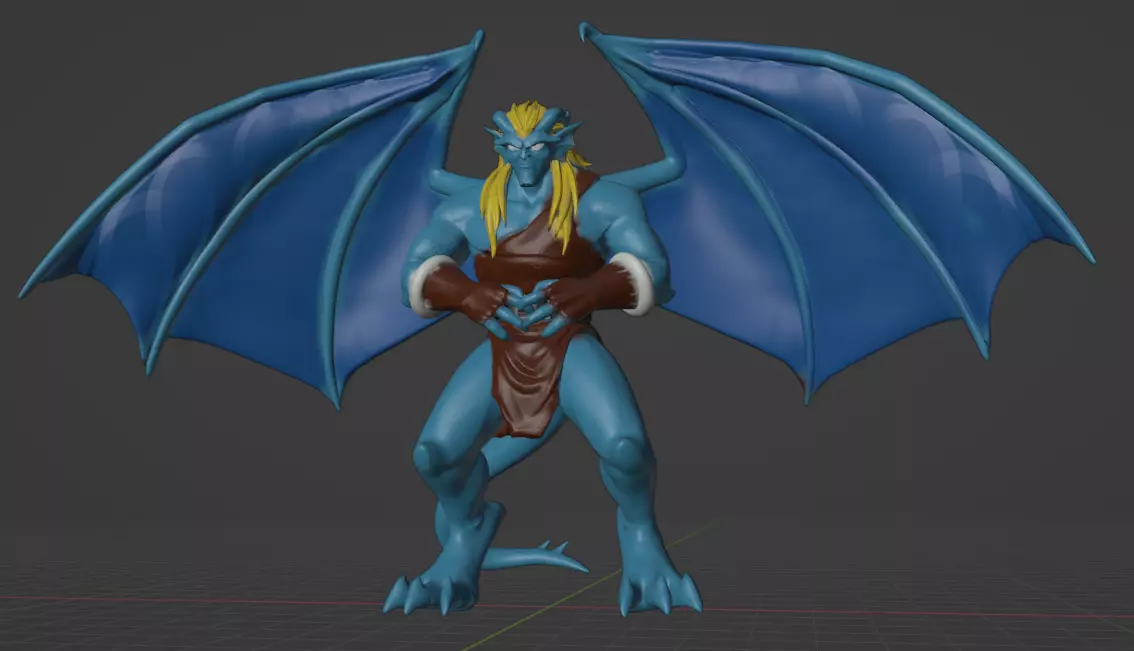 gargoyles avalon 3 gabriel 3D print model_0