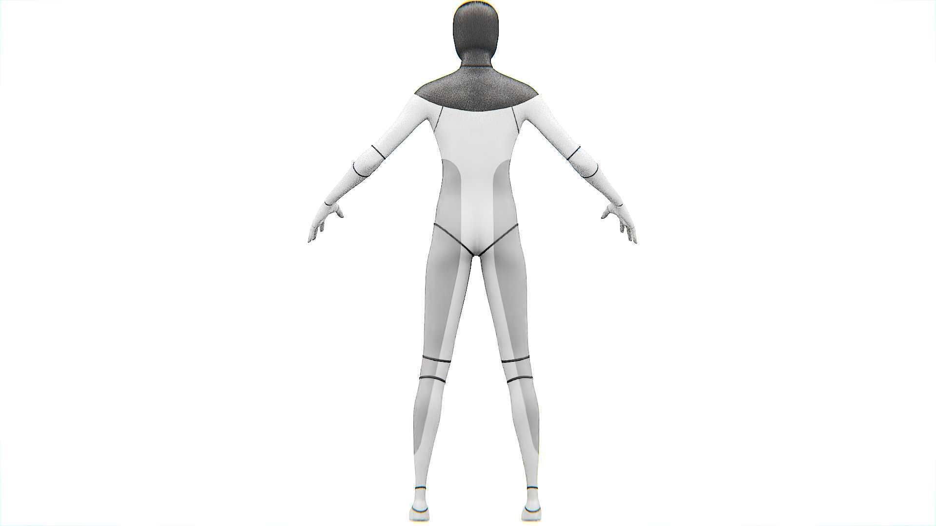 TESLA ROBOT  Rigged for Unreal Engine - Unity - MIXAMO  3D model_24