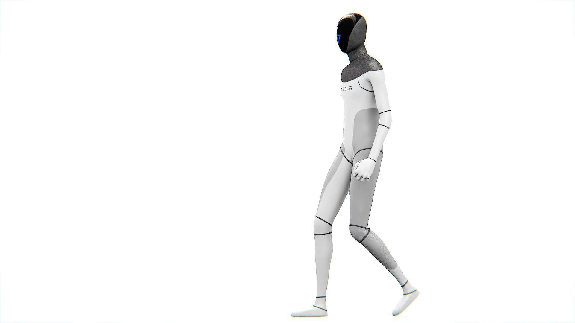 TESLA ROBOT  Rigged for Unreal Engine - Unity - MIXAMO  3D model_27