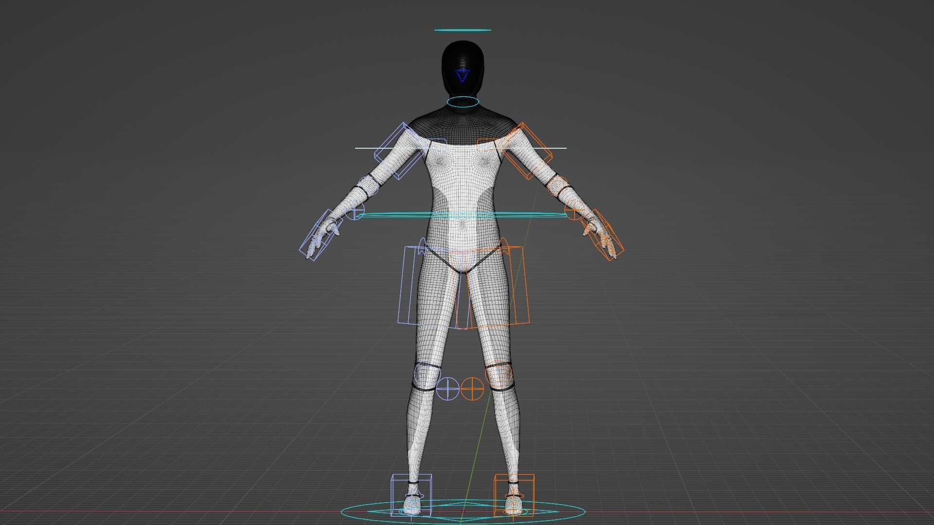 TESLA ROBOT  Rigged for Unreal Engine - Unity - MIXAMO  3D model_39