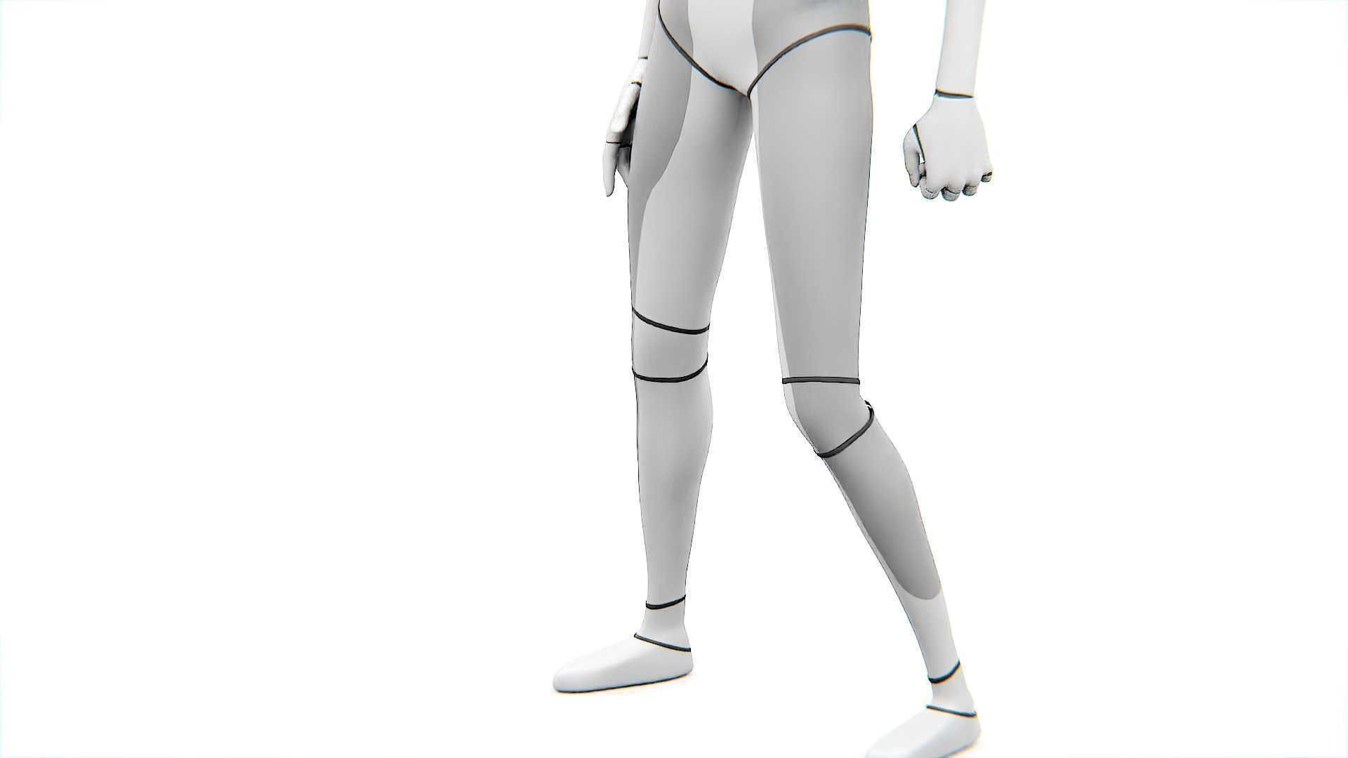 TESLA ROBOT  Rigged for Unreal Engine - Unity - MIXAMO  3D model_19