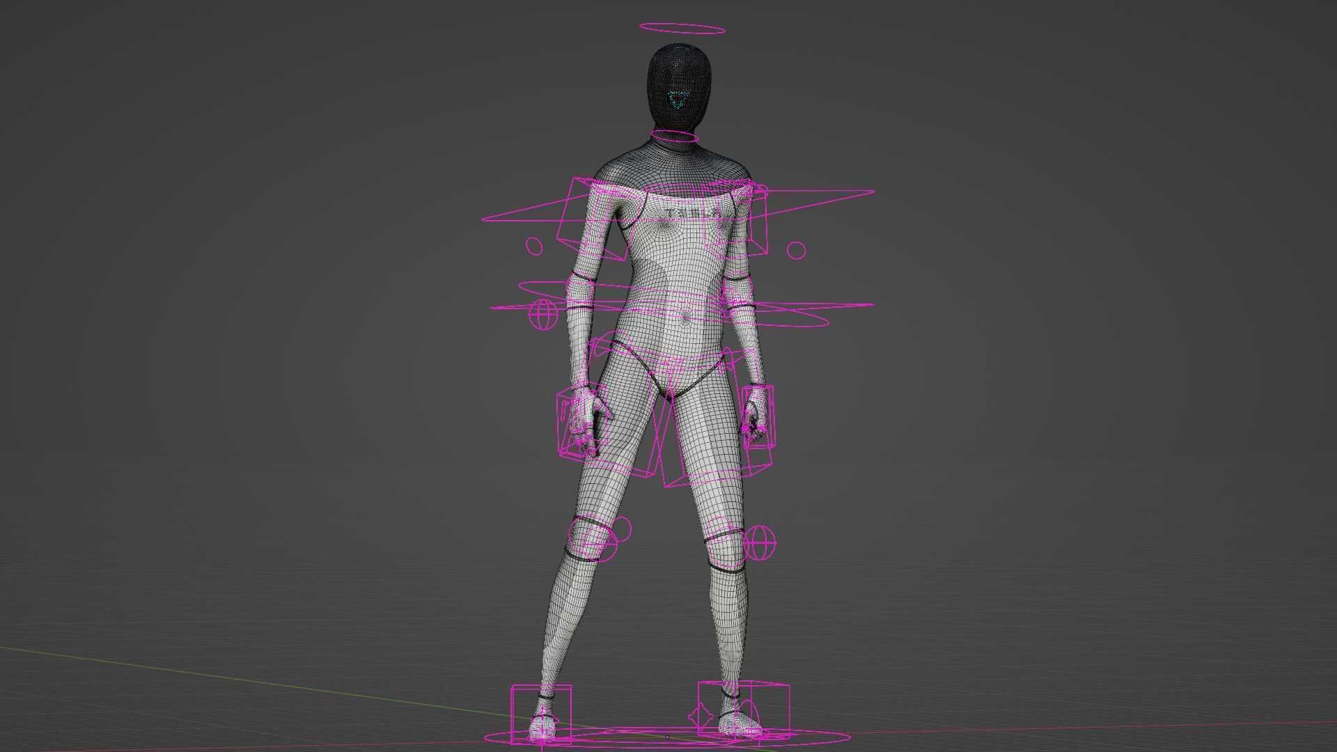 TESLA ROBOT  Rigged for Unreal Engine - Unity - MIXAMO  3D model_37