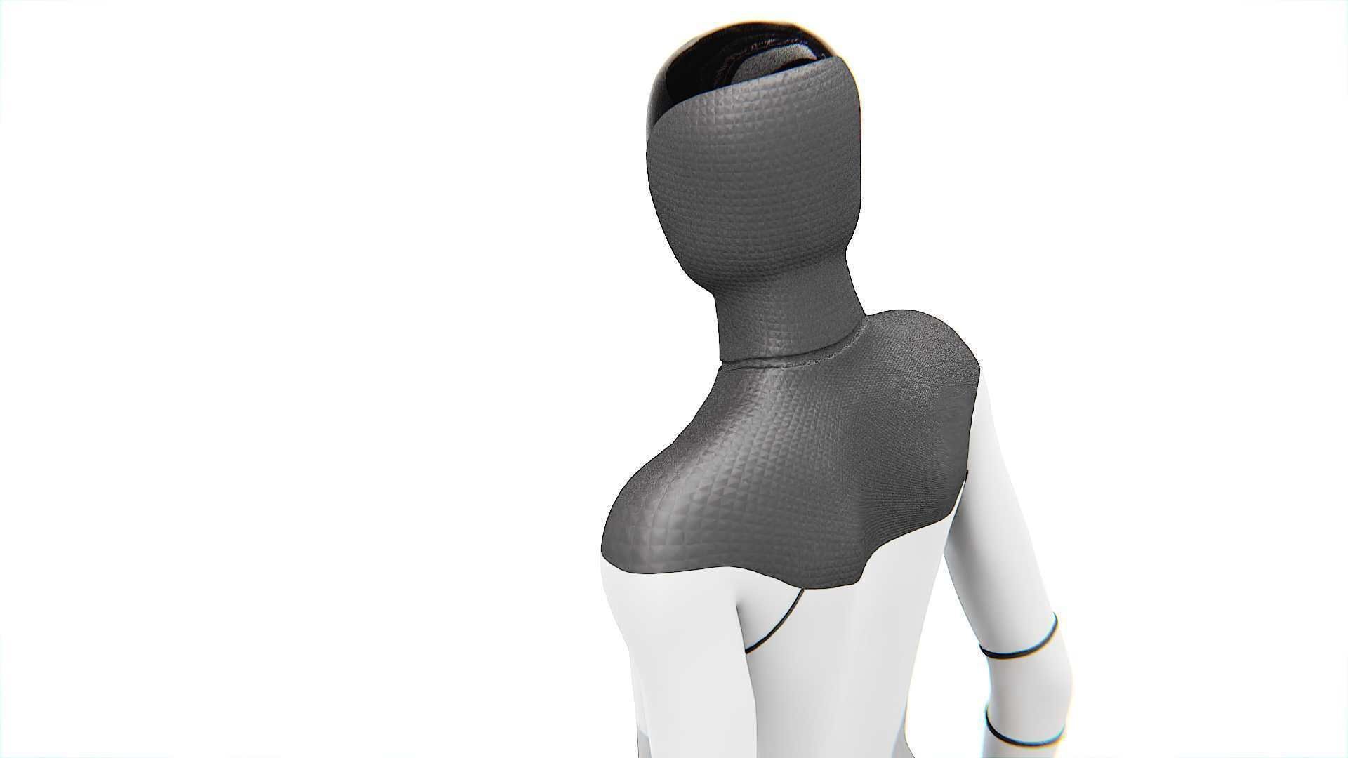 TESLA ROBOT  Rigged for Unreal Engine - Unity - MIXAMO  3D model_16