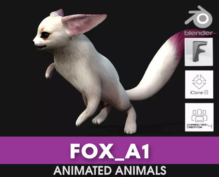 Fox A1 3D model_0