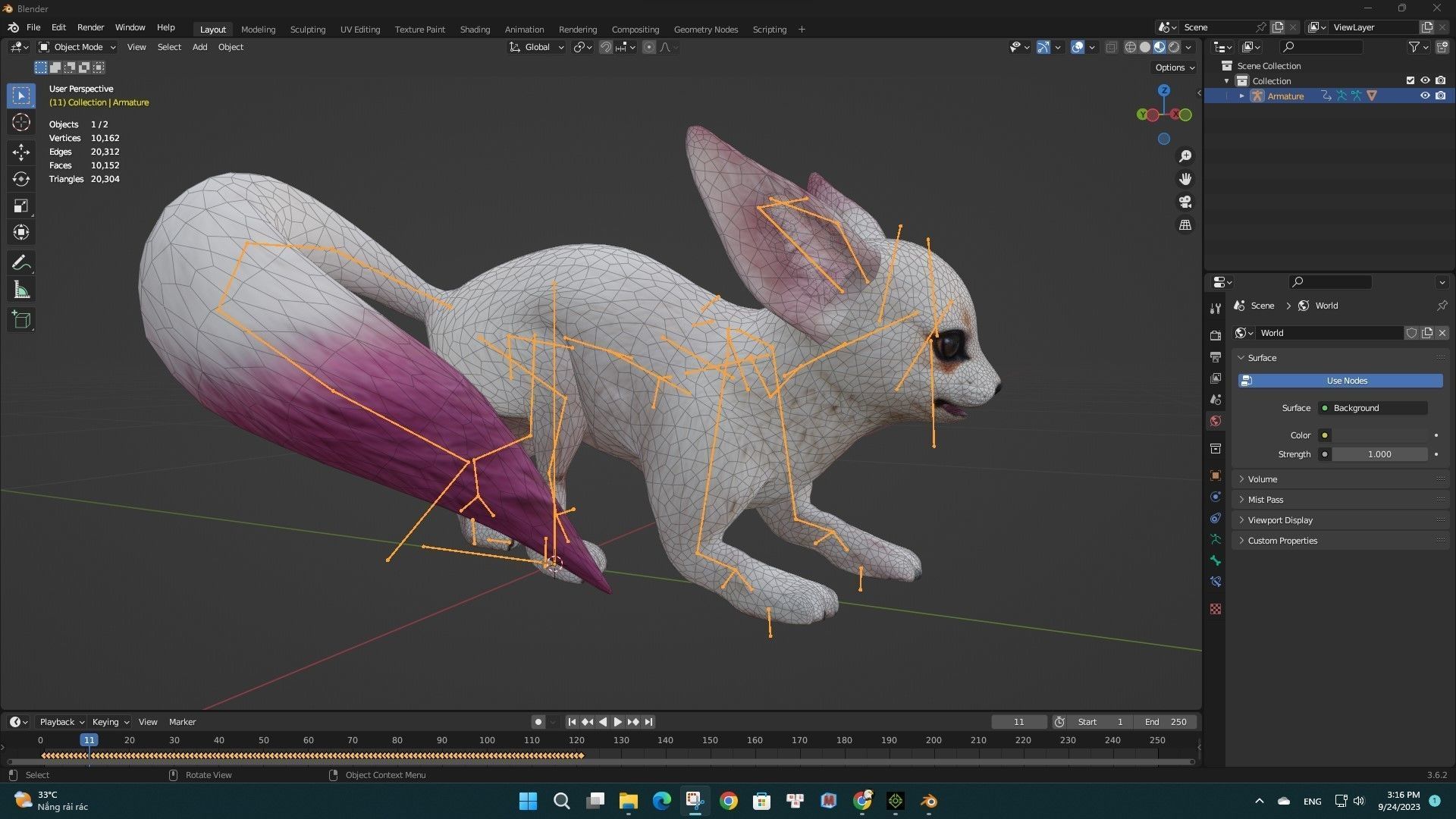 Fox A1 3D model_8