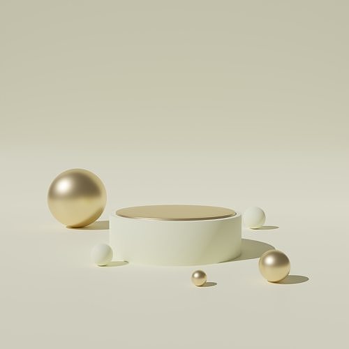 Free  minimal podium for product presentation Free 3D model
