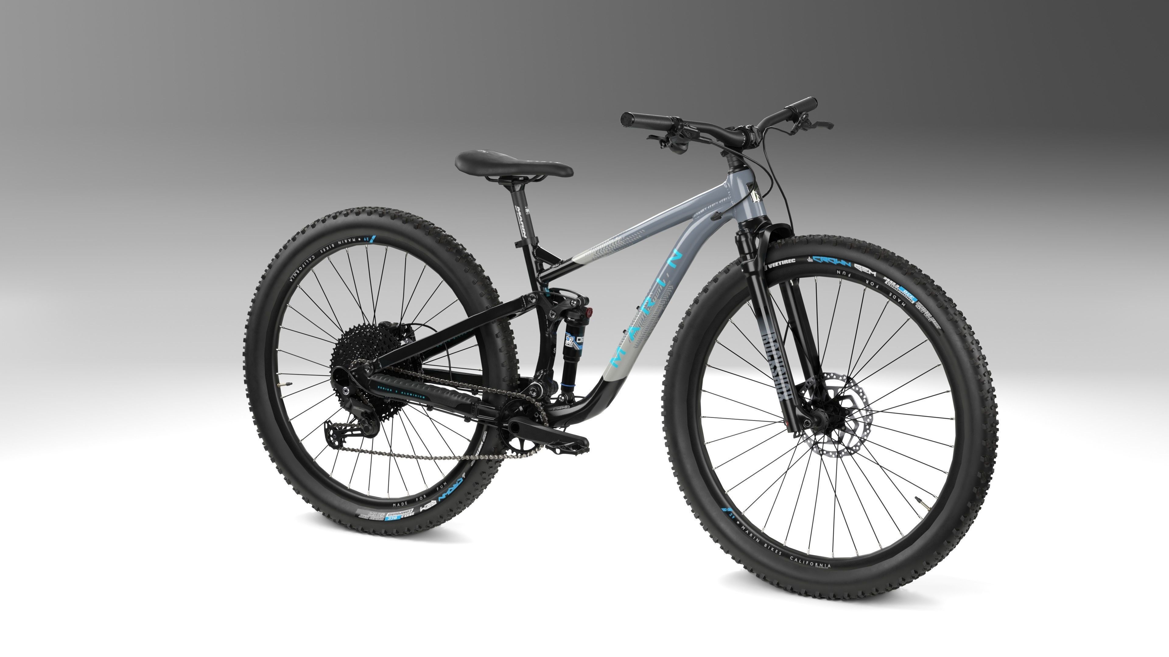 Mountain Bike Low-poly 3D model_4