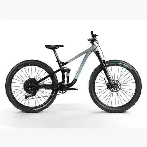 Mountain Bike Low-poly 3D model