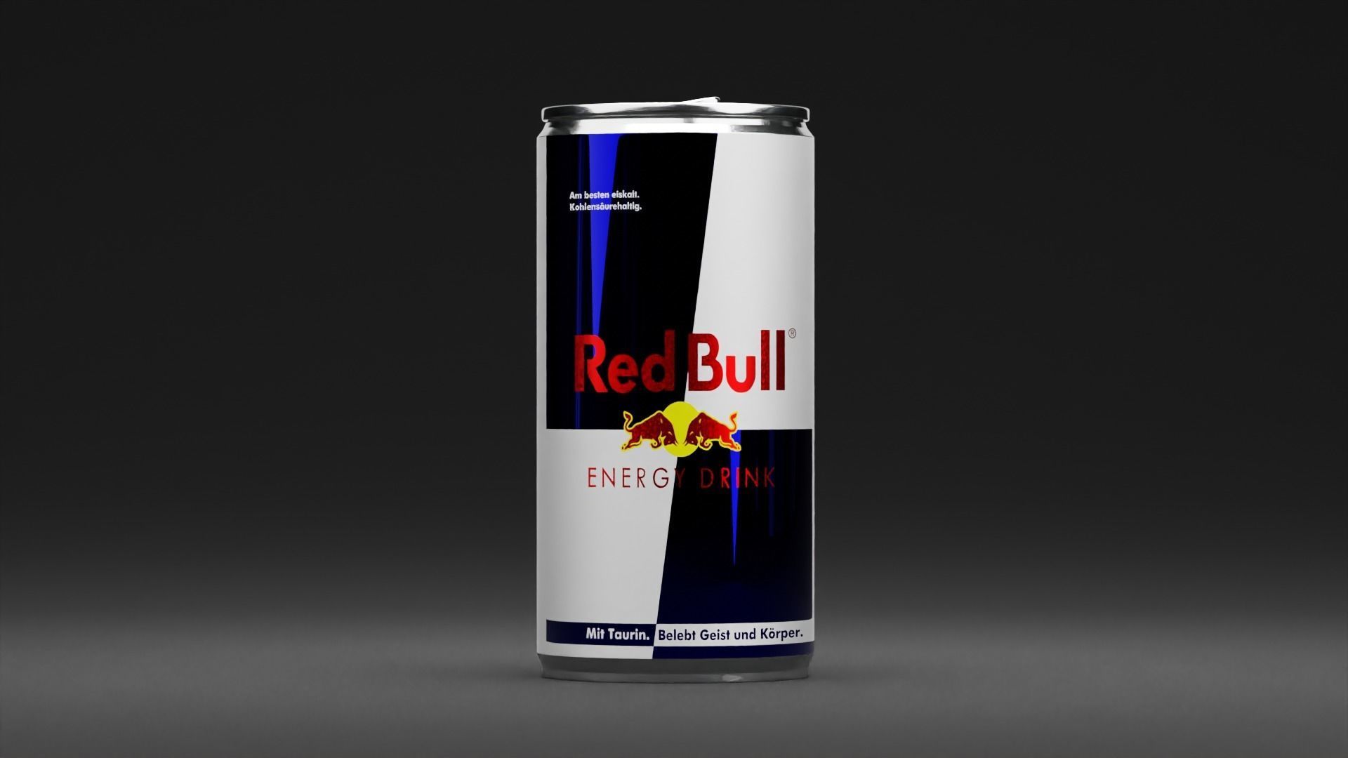 Red Bull Can 3D Model 3D model_1
