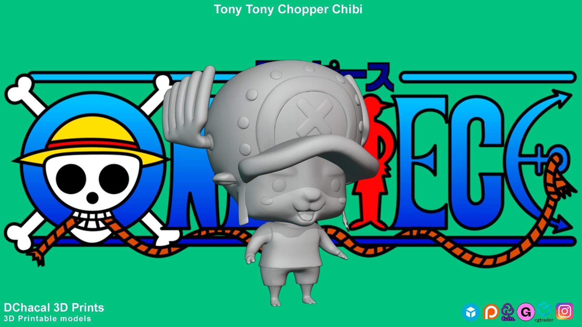 Tony Tony Chopper Chibi - One Piece 3D print model_3