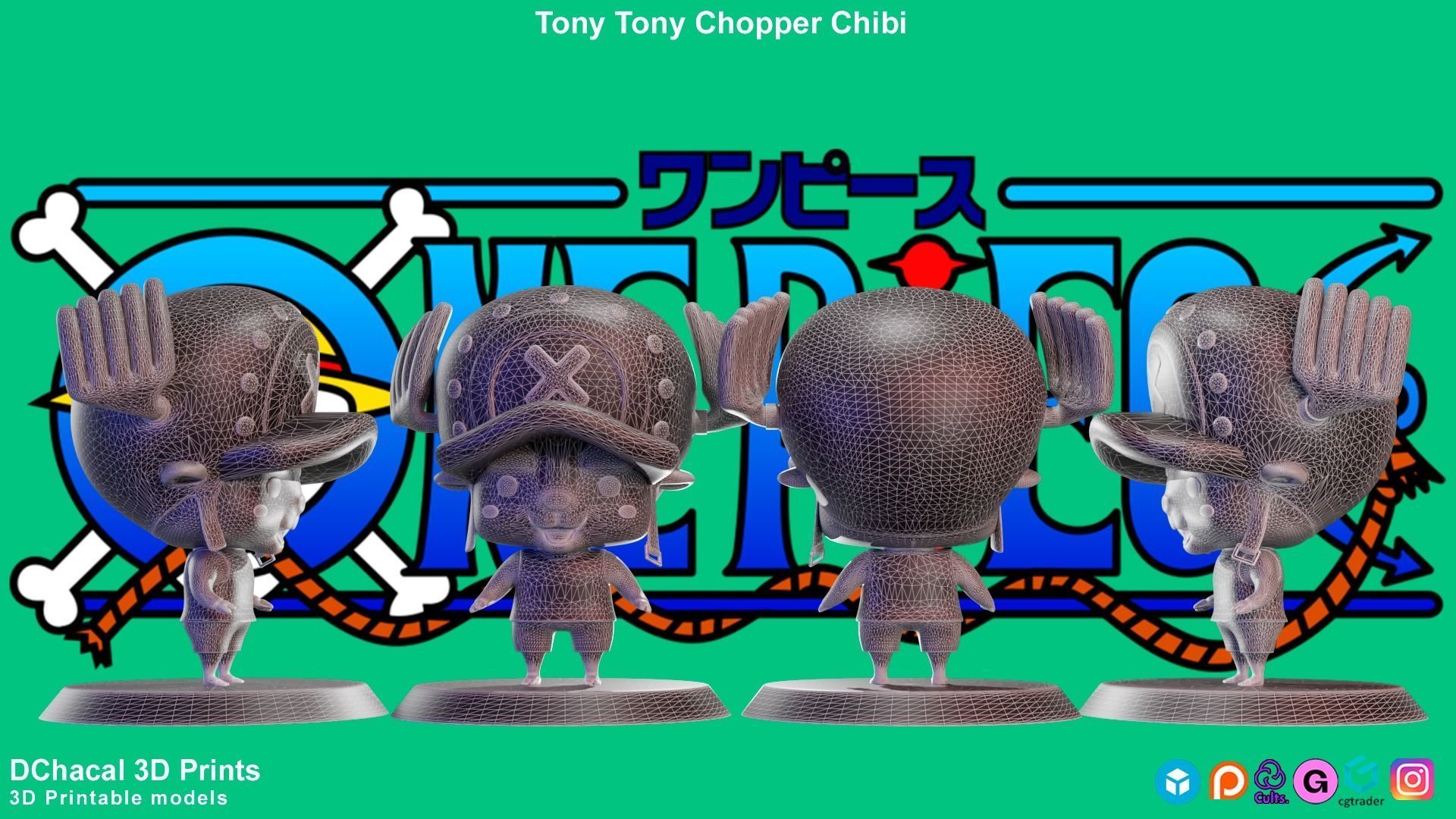 Tony Tony Chopper Chibi - One Piece 3D print model_13