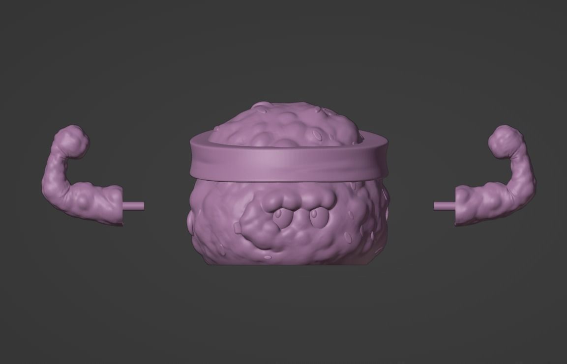 AquaTeen Meatwad 5 in 1 3D print model_4