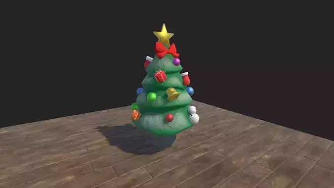 Low-poly Christmas Tree