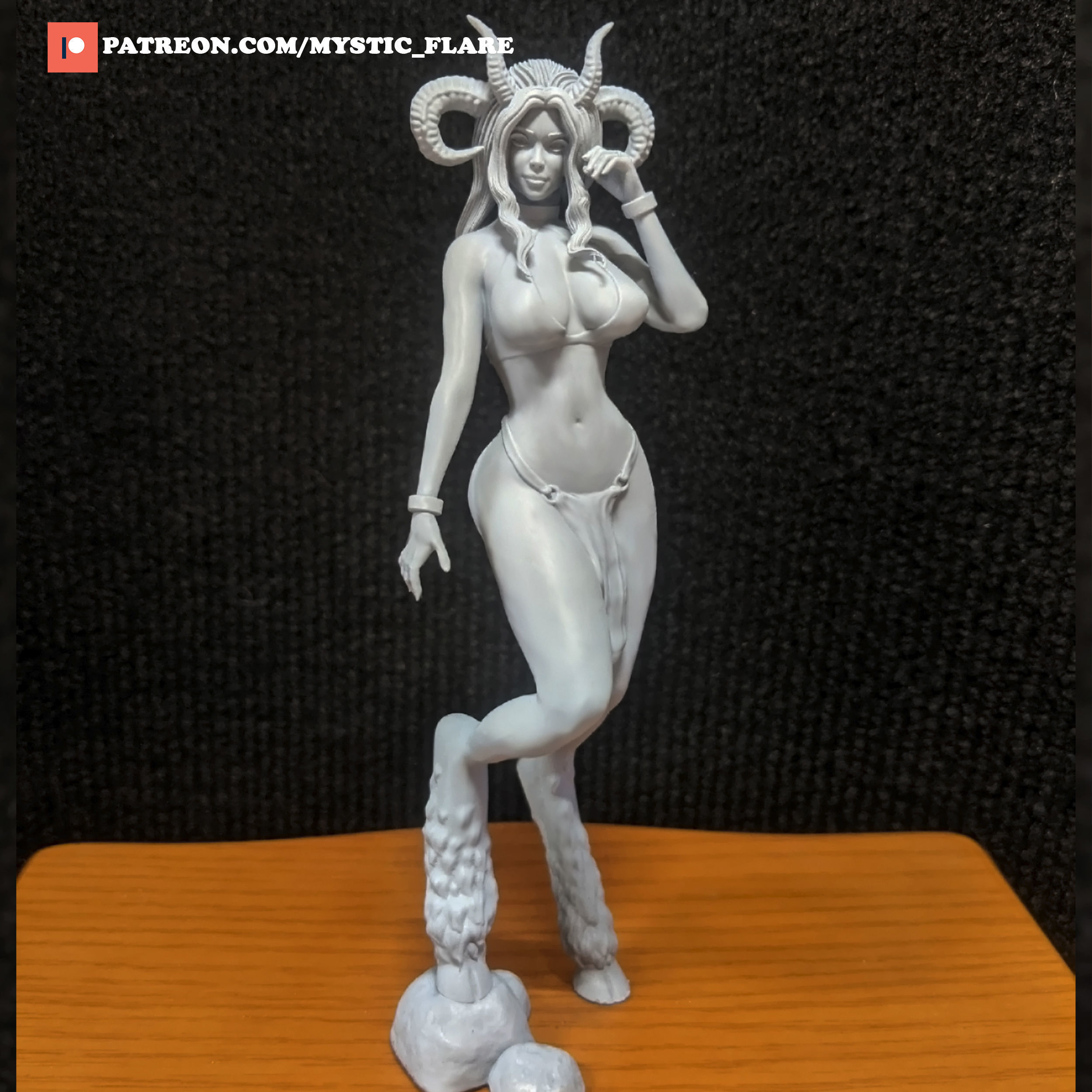 Satir Girl 3D print model_8