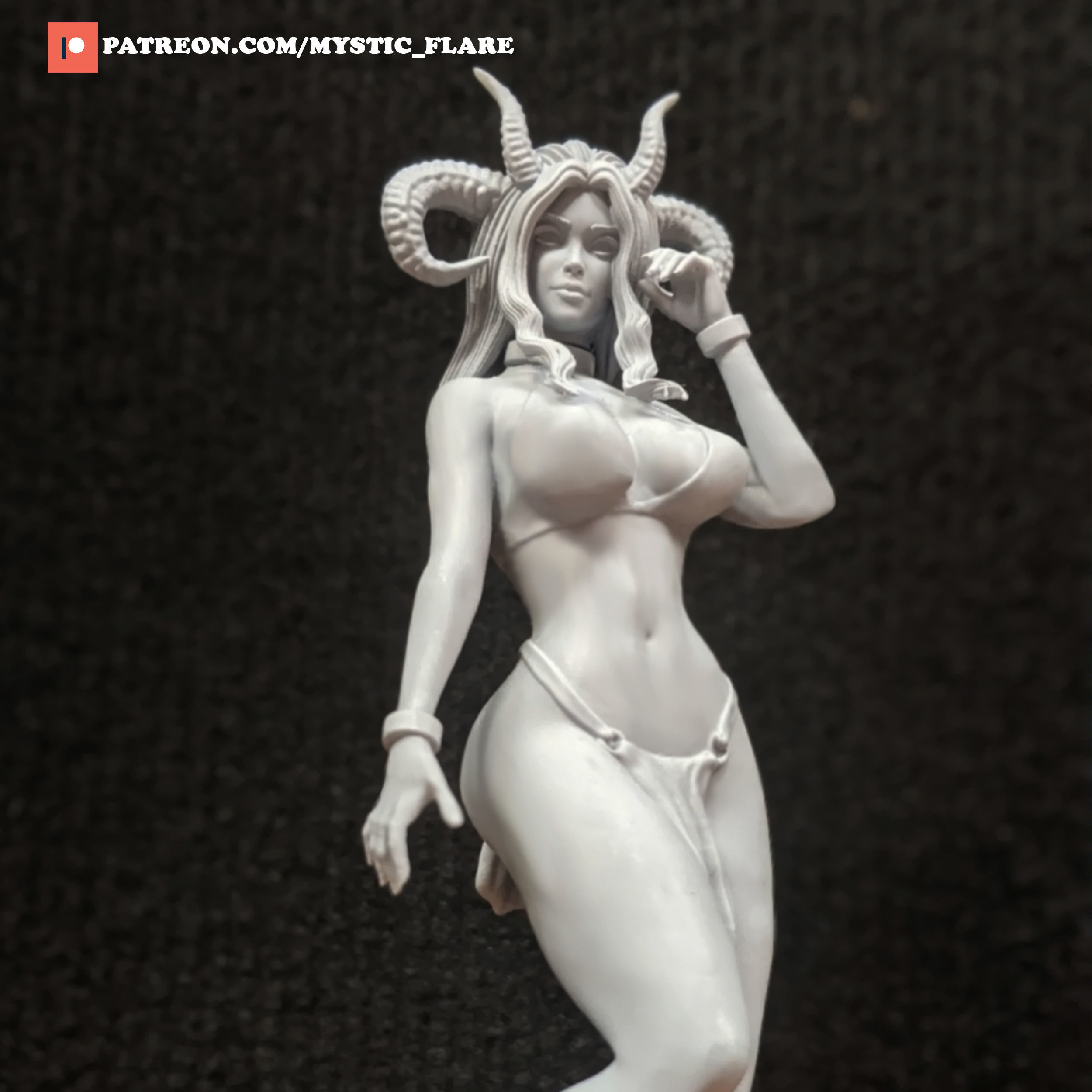 Satir Girl 3D print model_7
