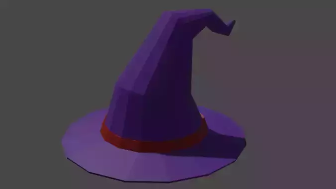 Witch hat Lowpoly