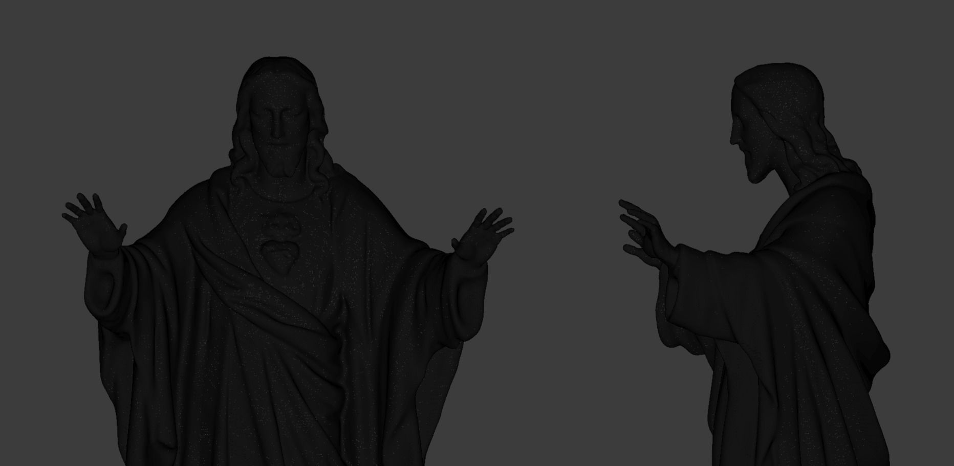 Jesus statue for 3D print 3D print model_13