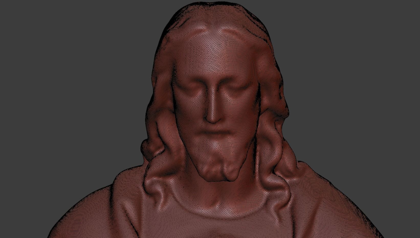 Jesus statue for 3D print 3D print model_6