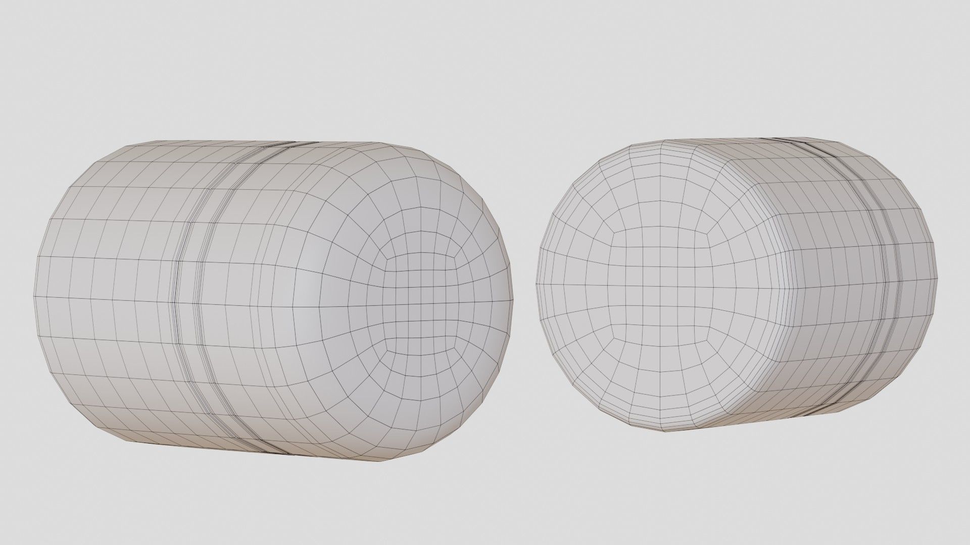 Black Cosmetic Jar 02 3D model_6