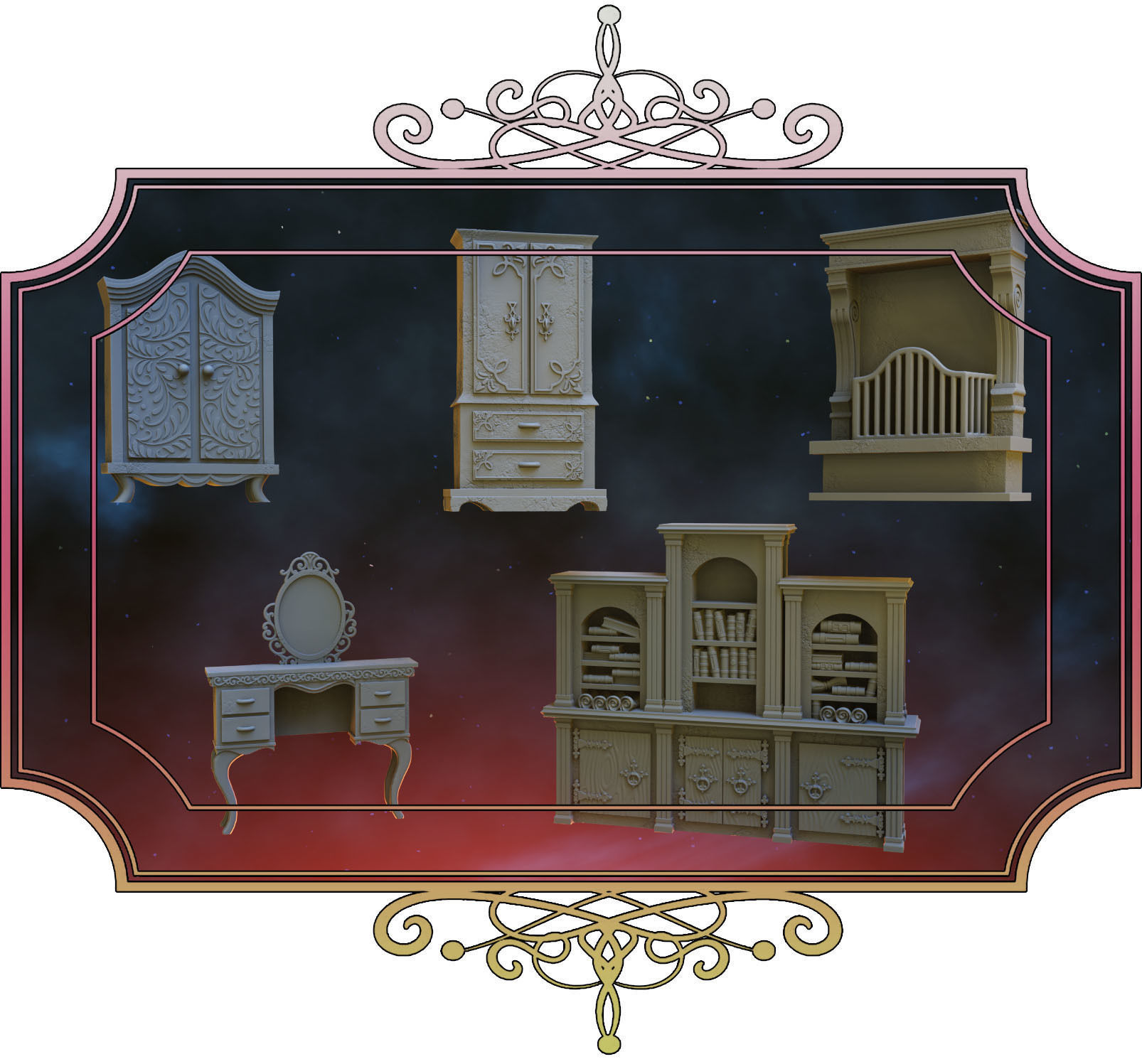 School of Magic ACCESSORIES 3D print model_1