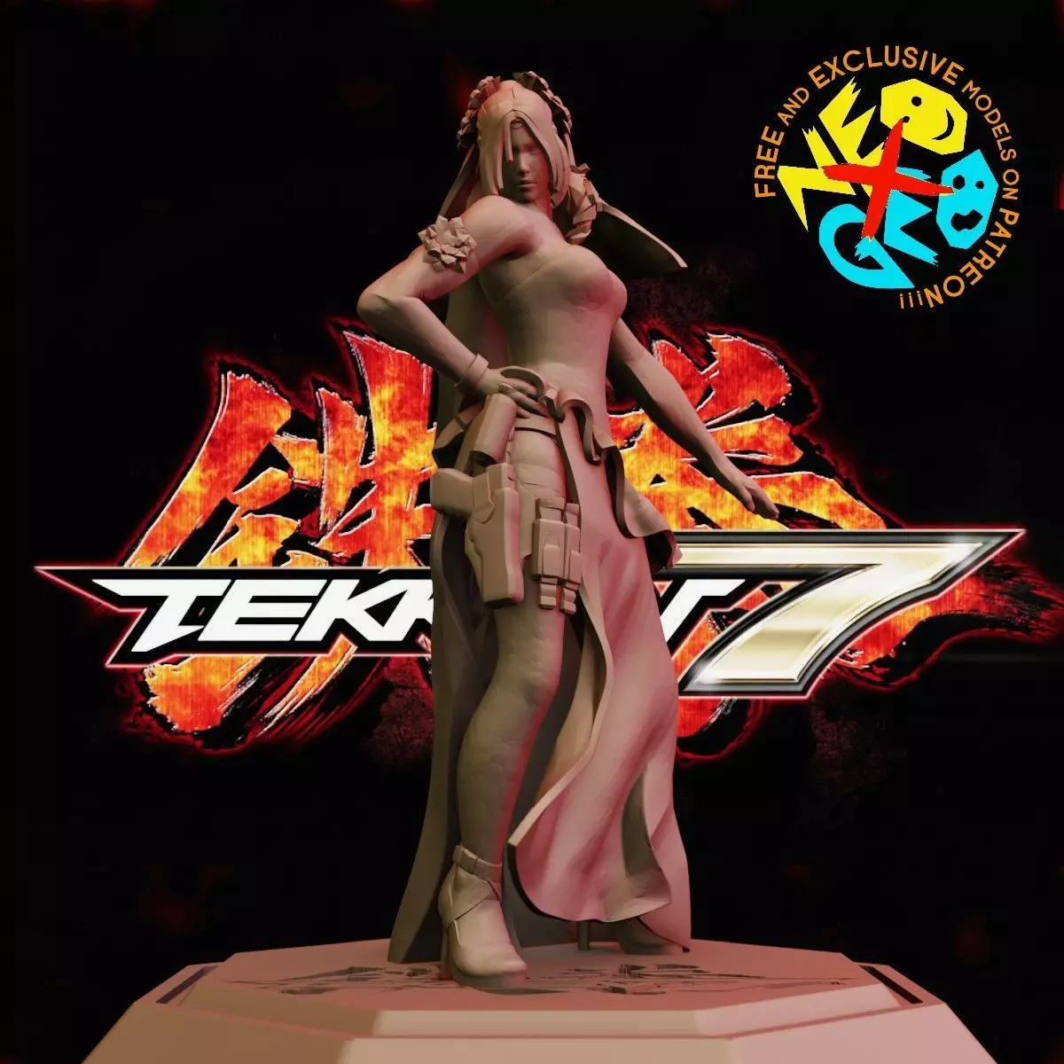 NINA - TEKKEN 7 3D print model_0