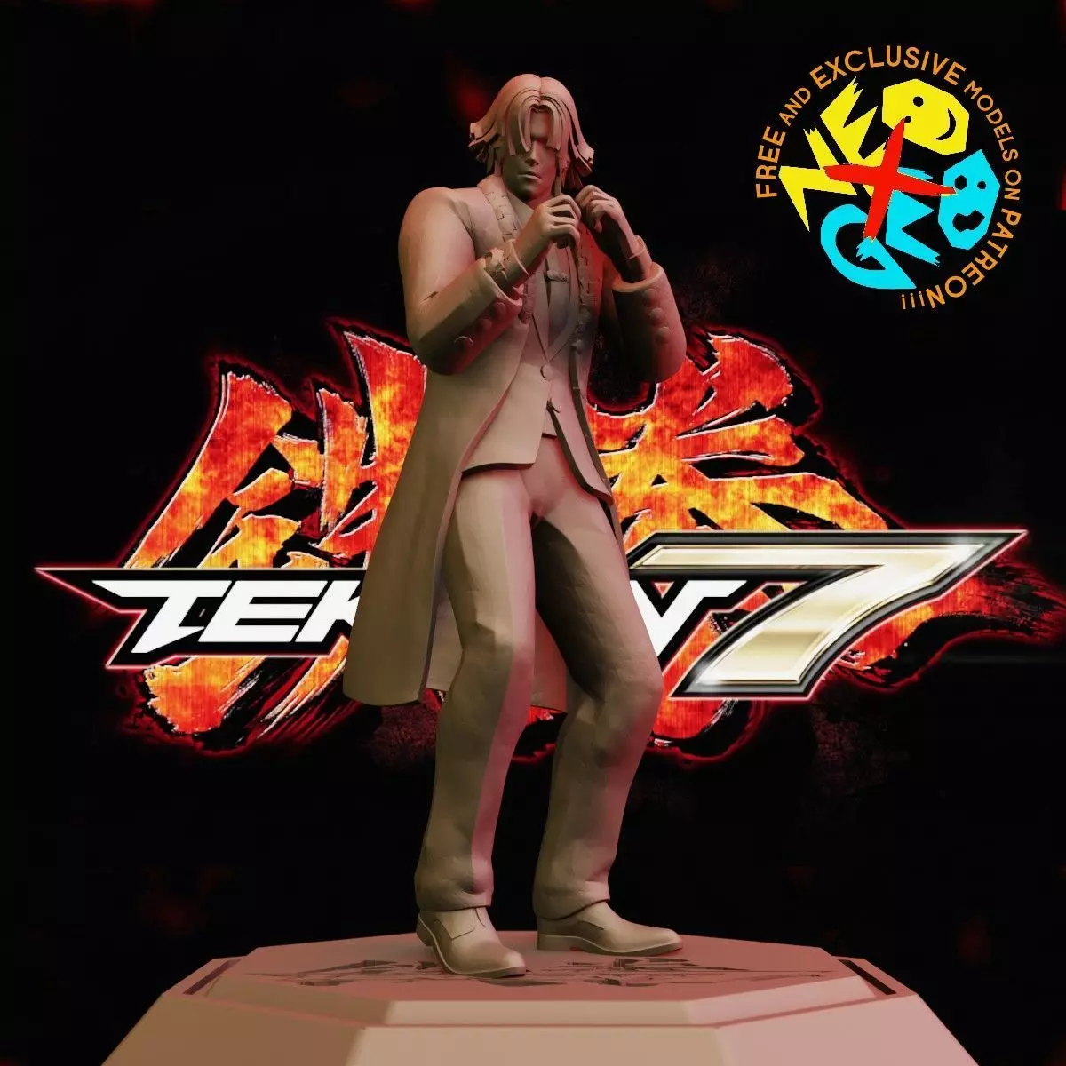 LEE CHAOLAN - TEKKEN 7 3D print model