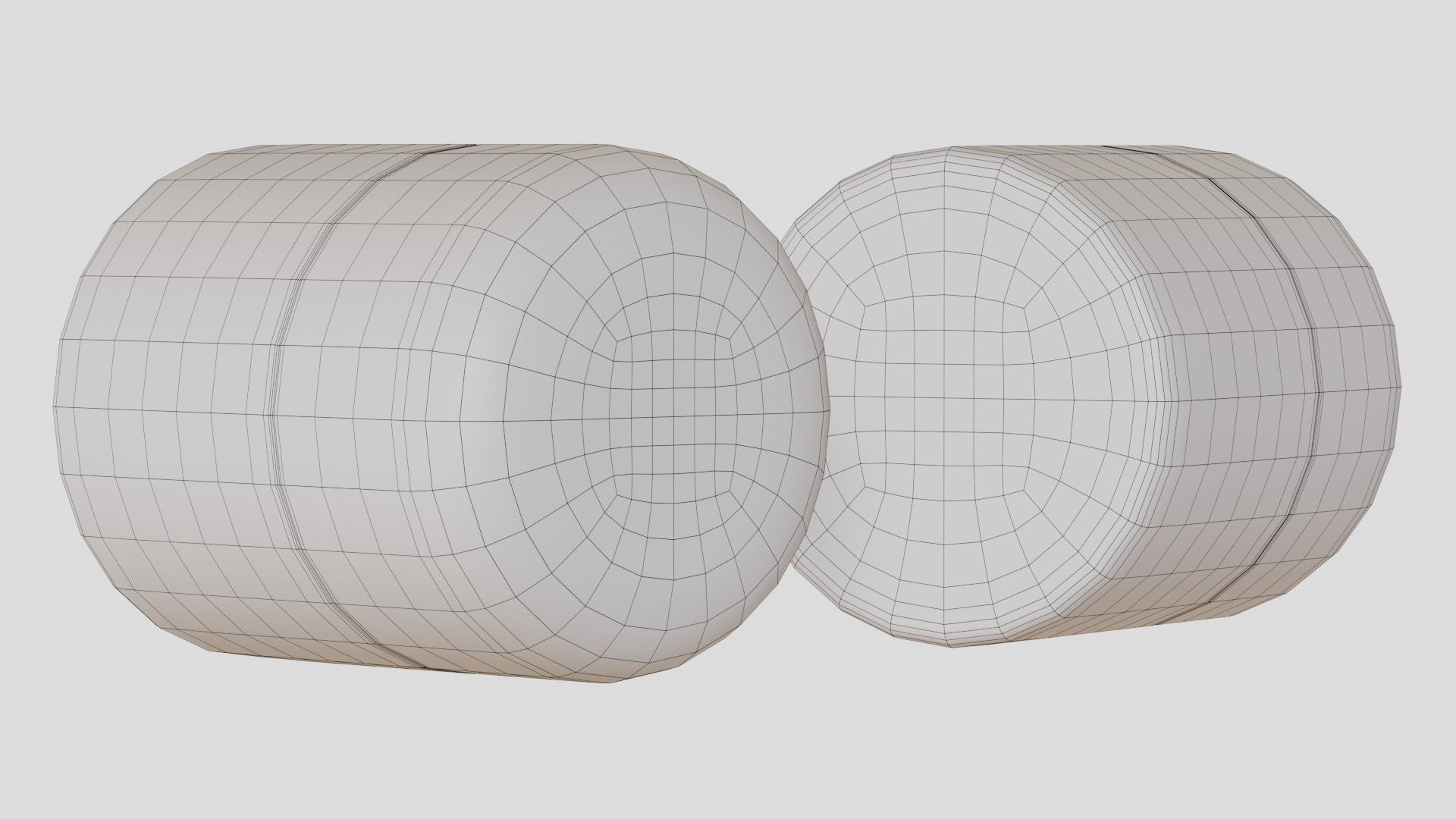 Black Cosmetic Jar 04 3D model_6