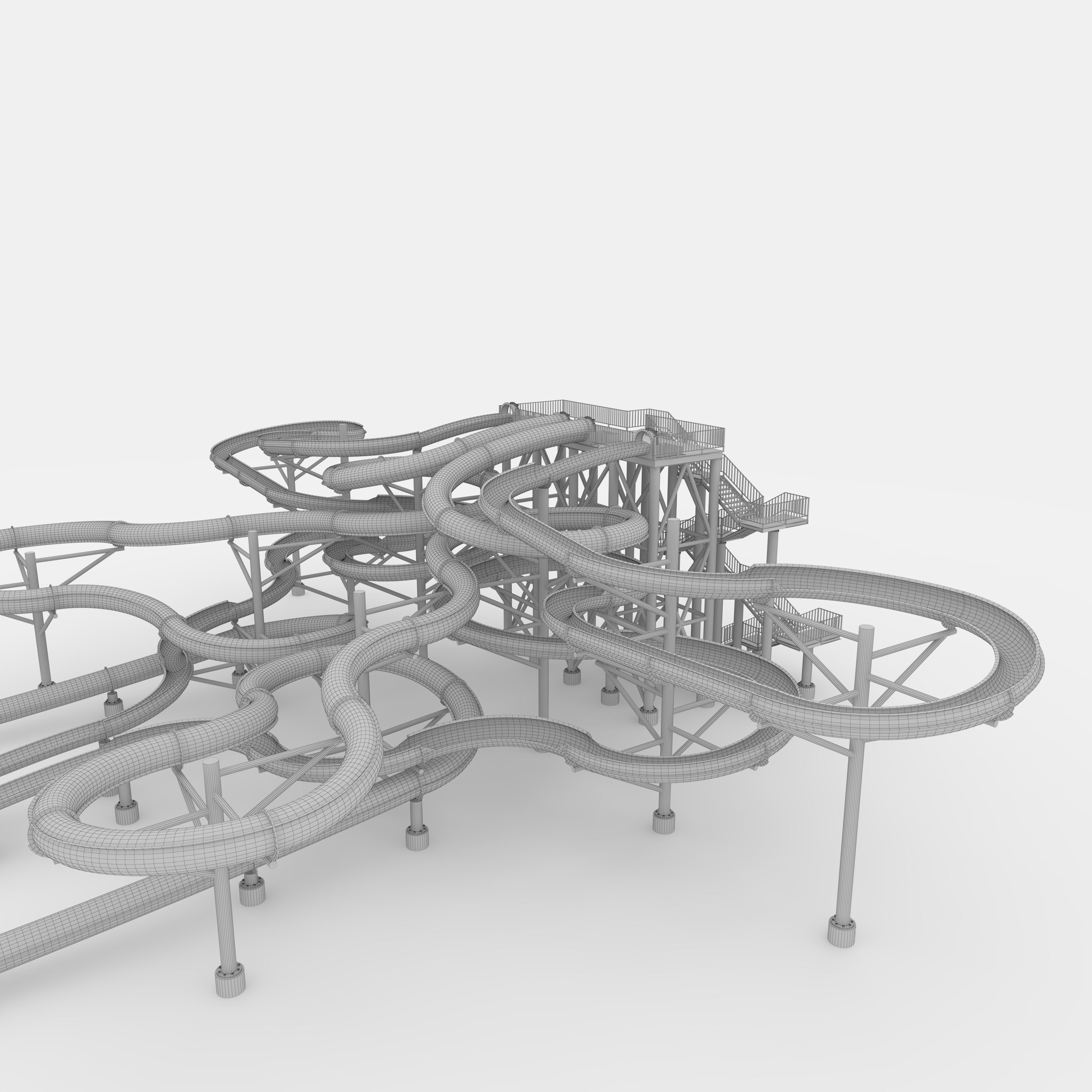 Waterpark Slide 9 3D model_39
