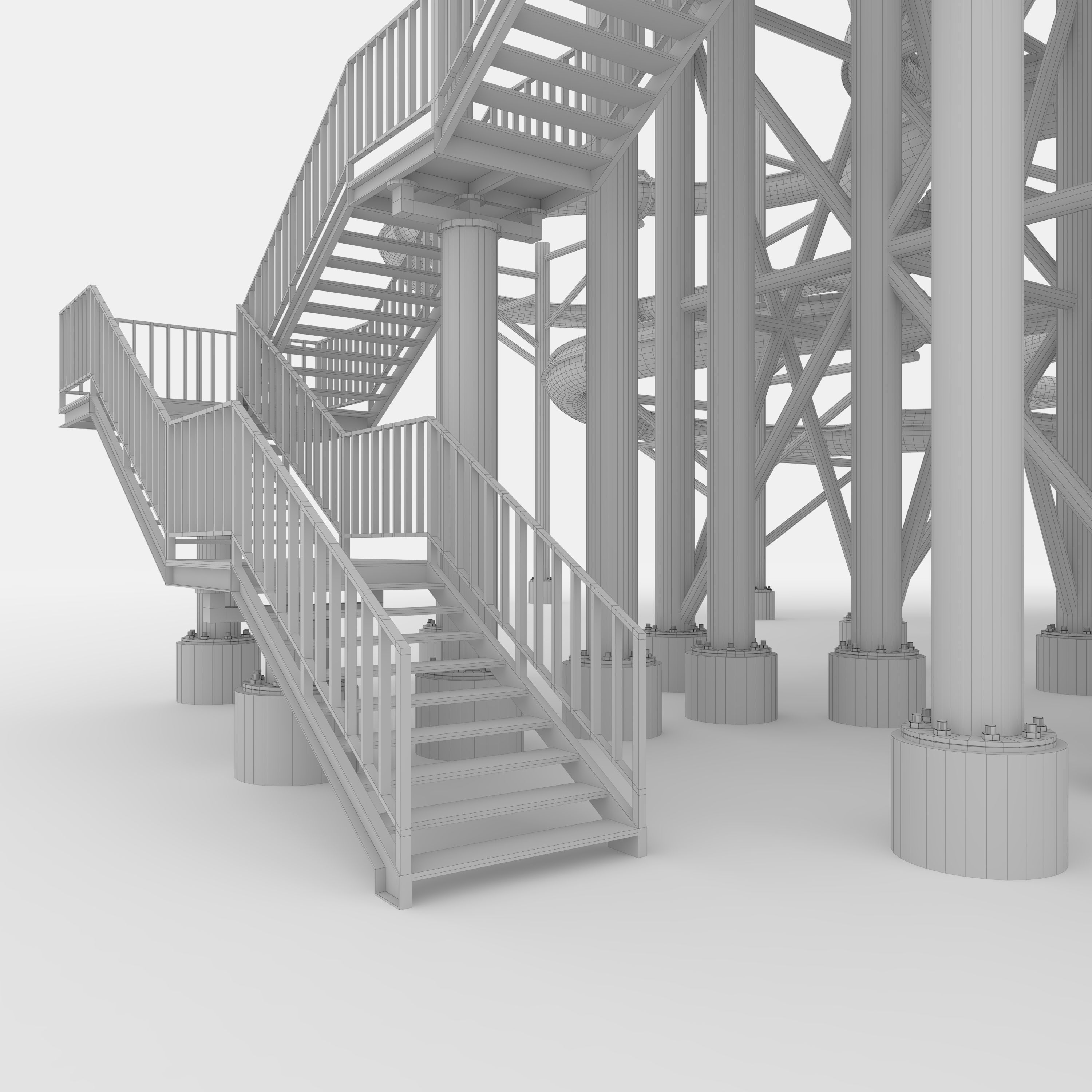 Waterpark Slide 9 3D model_37