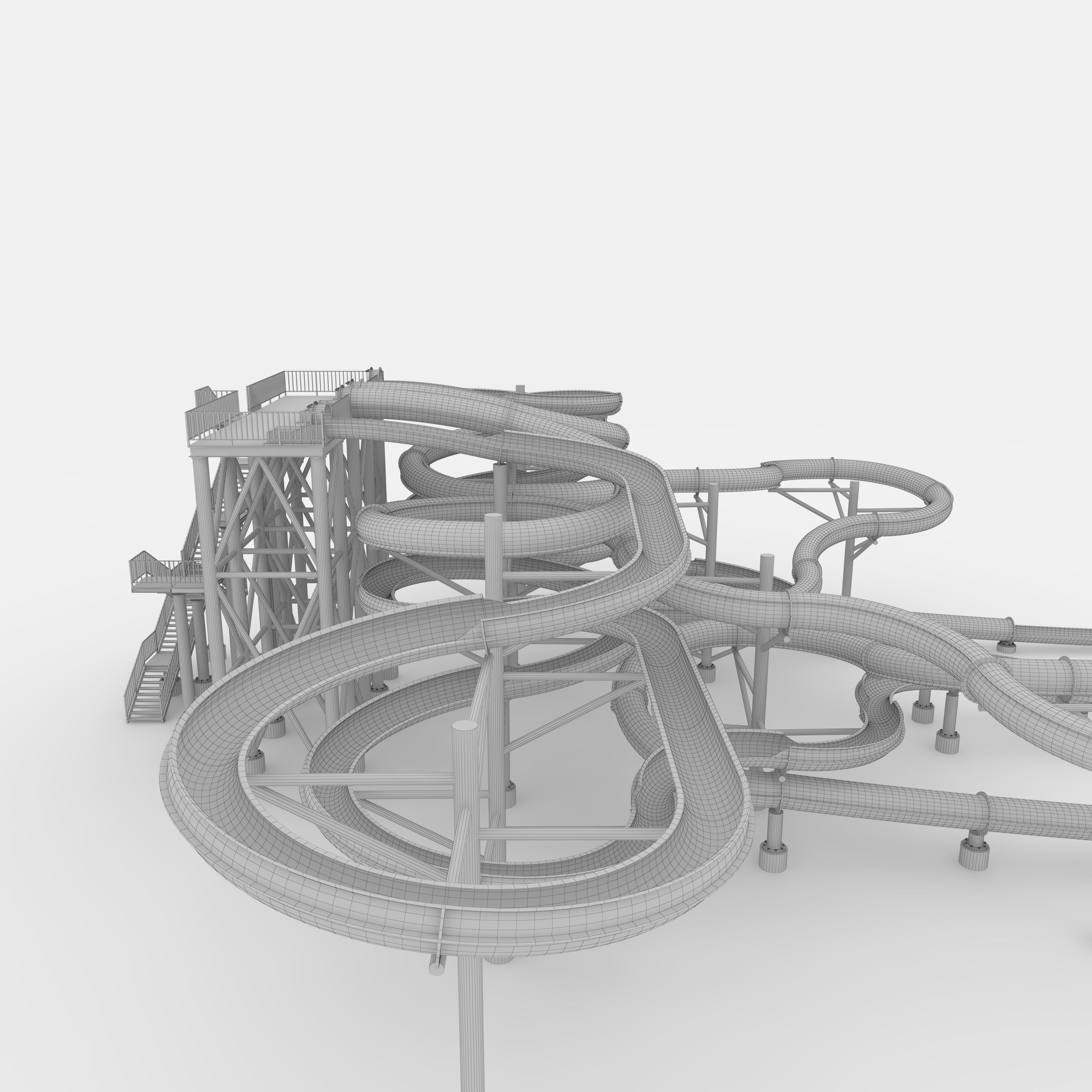 Waterpark Slide 9 3D model_41
