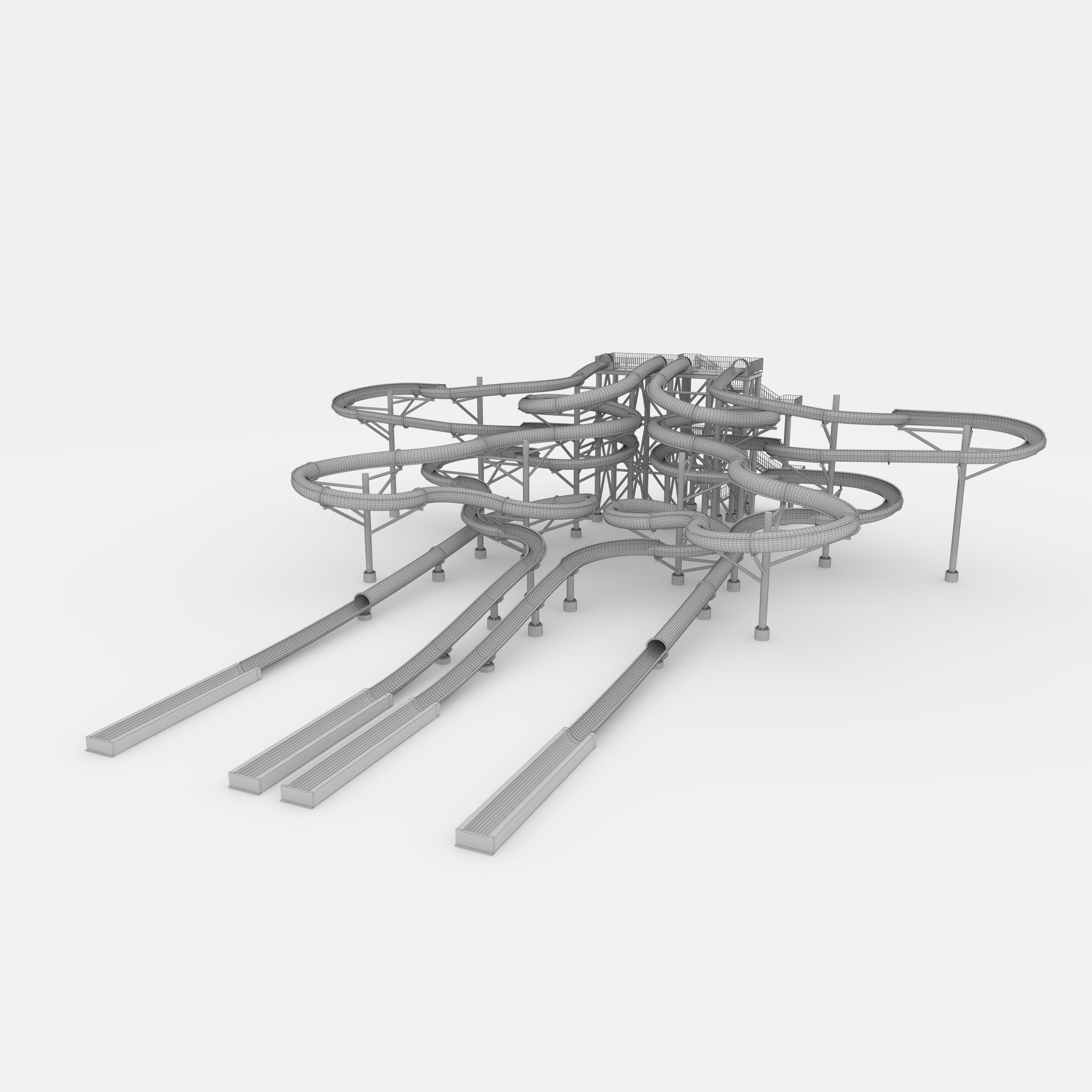 Waterpark Slide 9 3D model_21