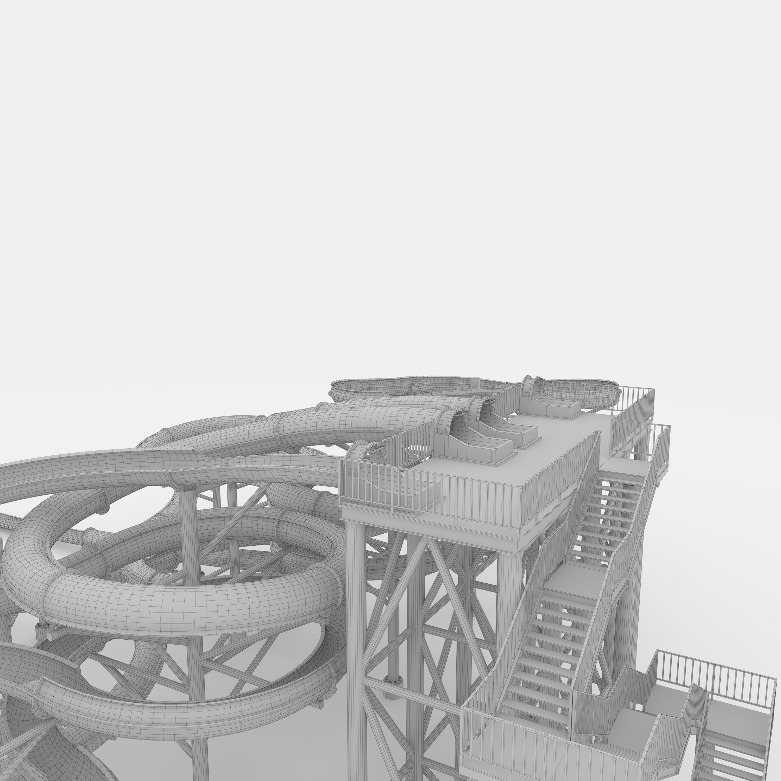 Waterpark Slide 9 3D model_43