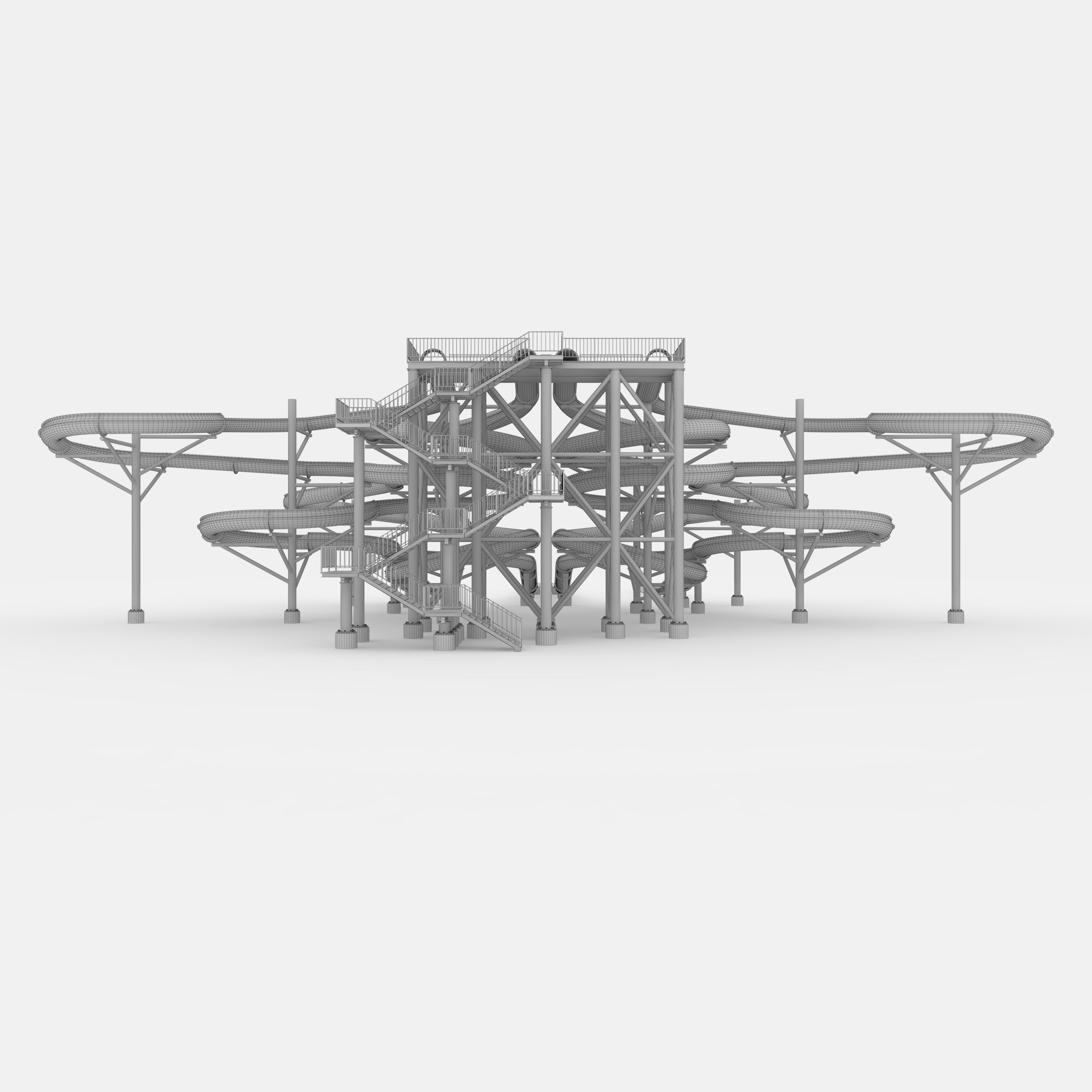 Waterpark Slide 9 3D model_13
