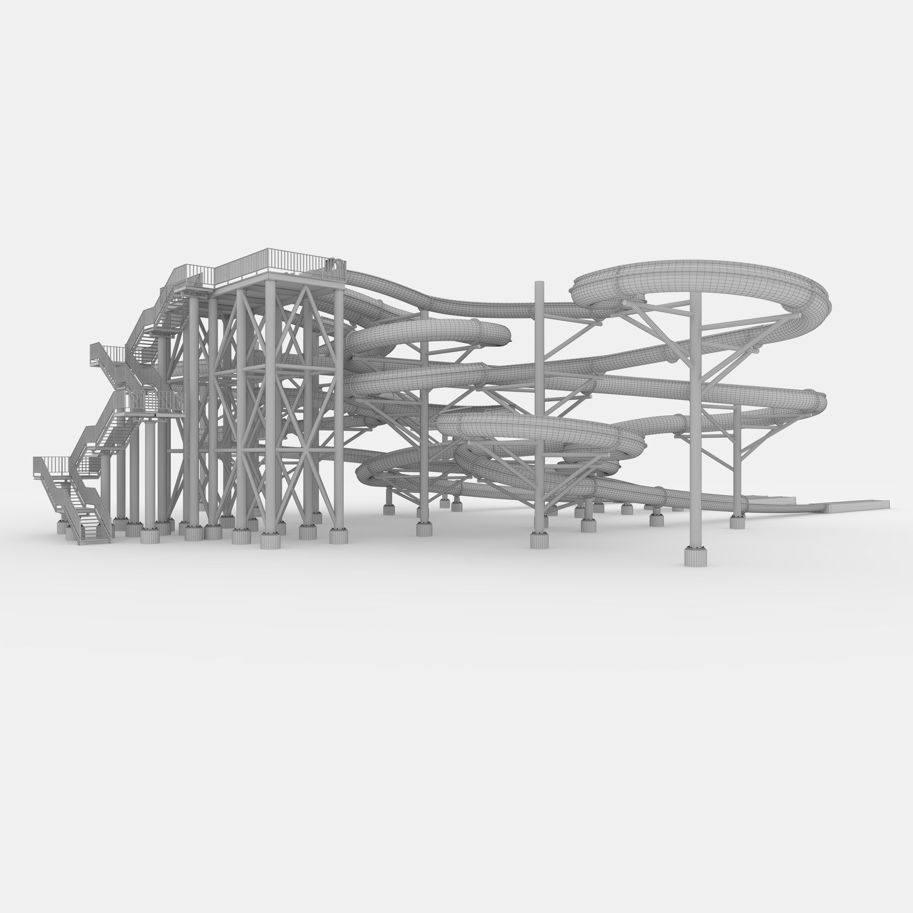 Waterpark Slide 9 3D model_15