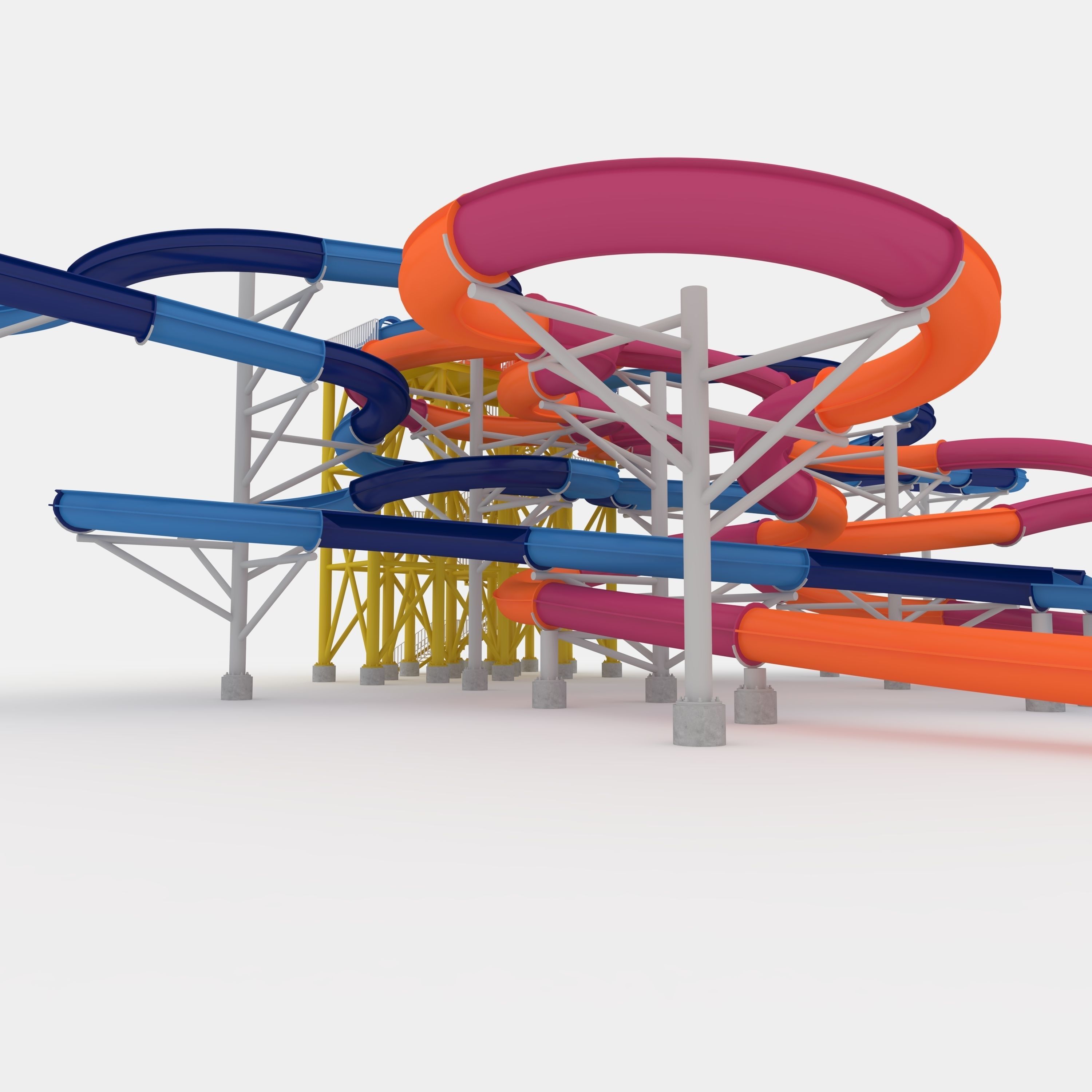 Waterpark Slide 9 3D model_32