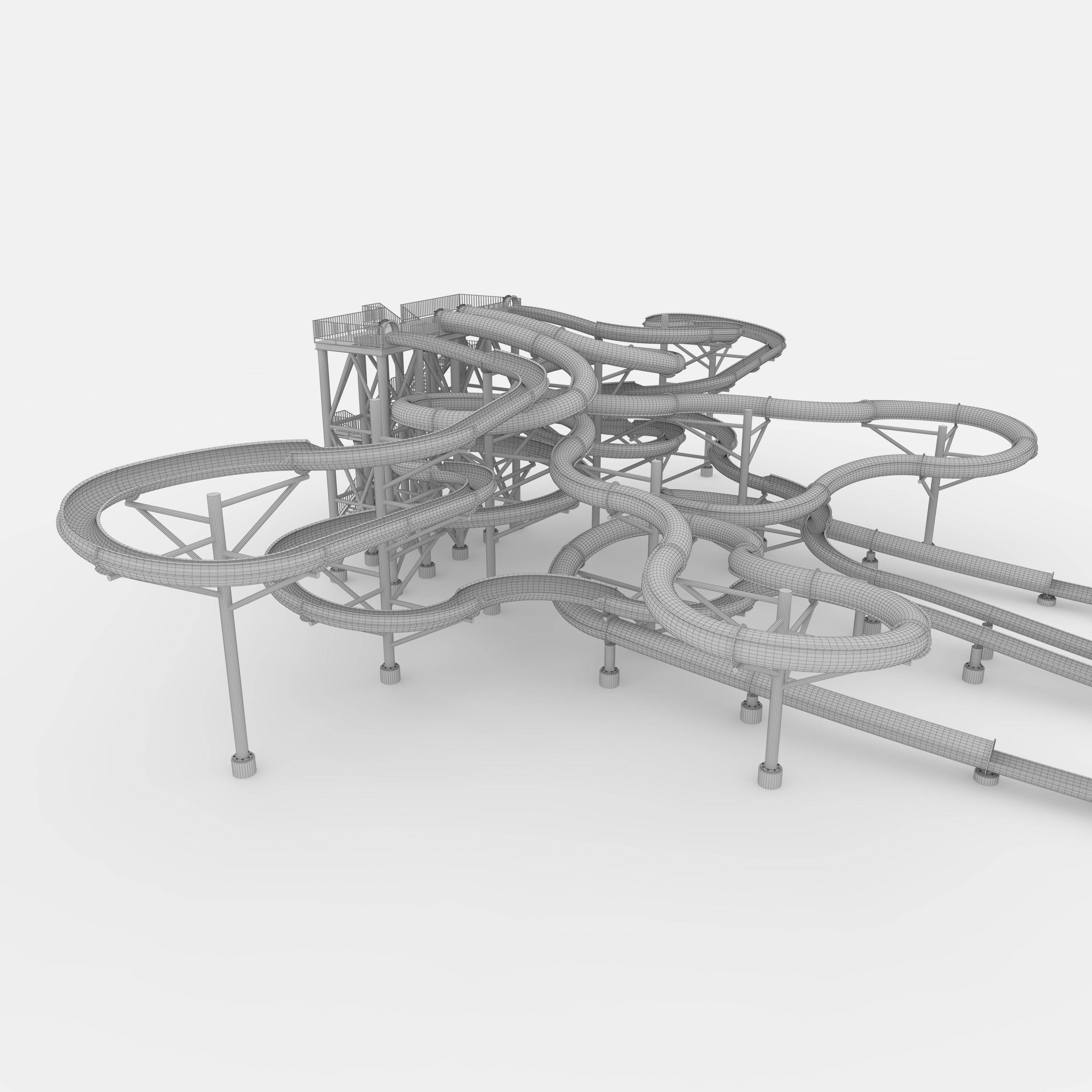 Waterpark Slide 9 3D model_31