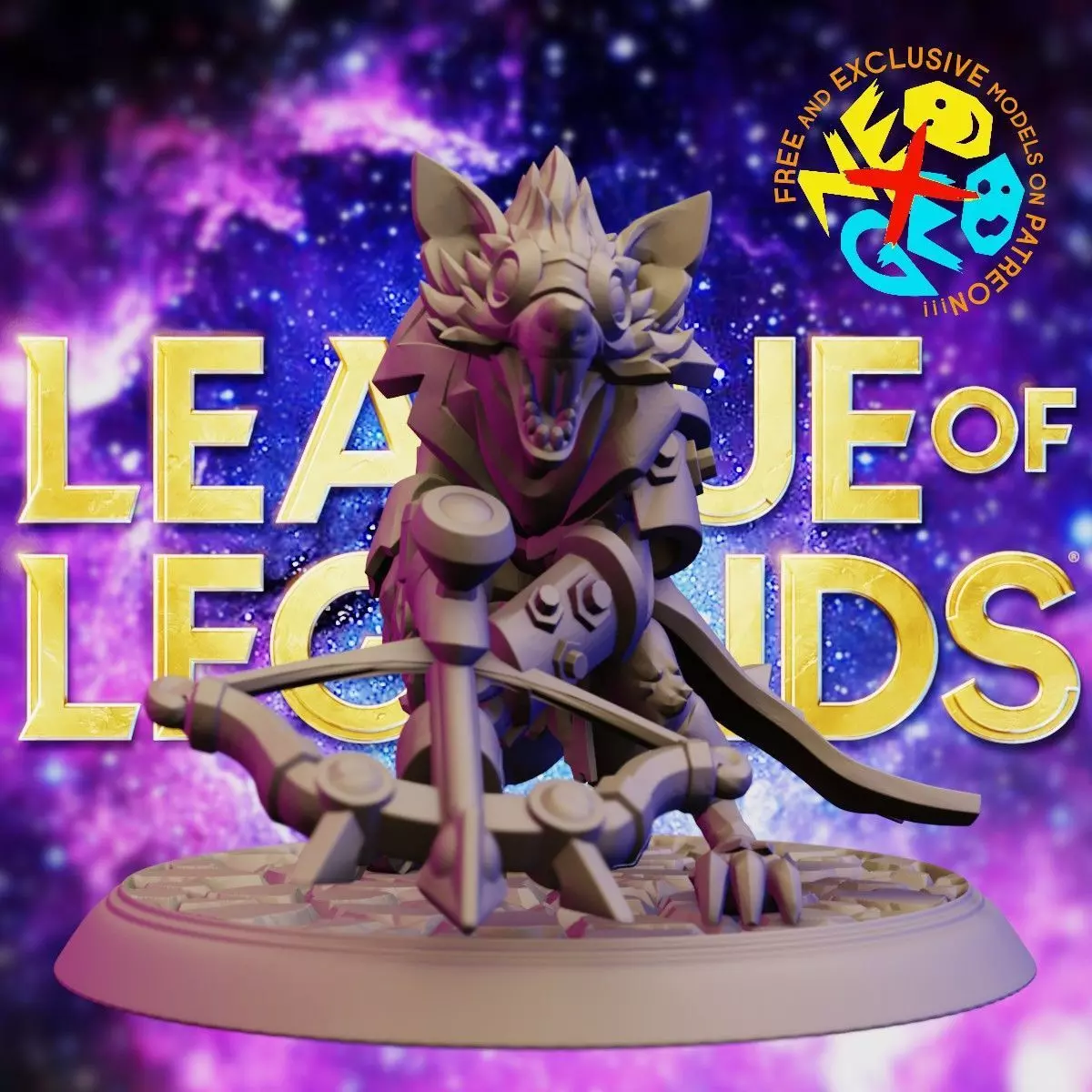TWITCH - LEAGUE OF LEGENDS 3D print model_0