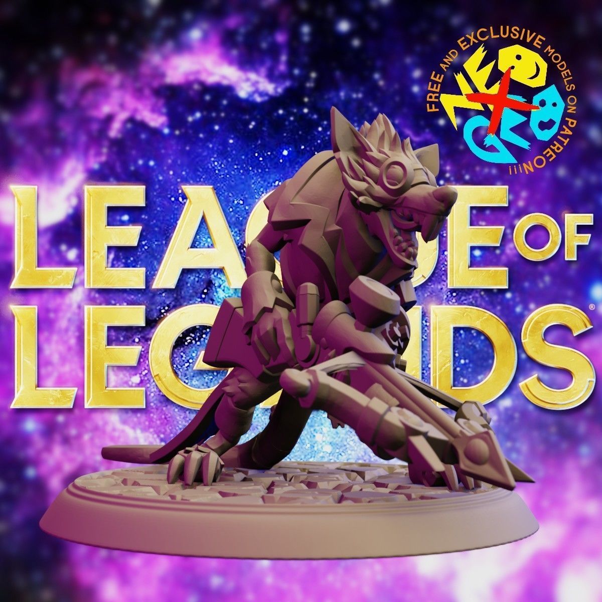 TWITCH - LEAGUE OF LEGENDS 3D print model_2