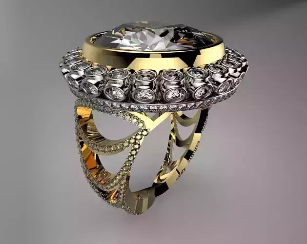 BIG DIAMOND ROYALTY RING