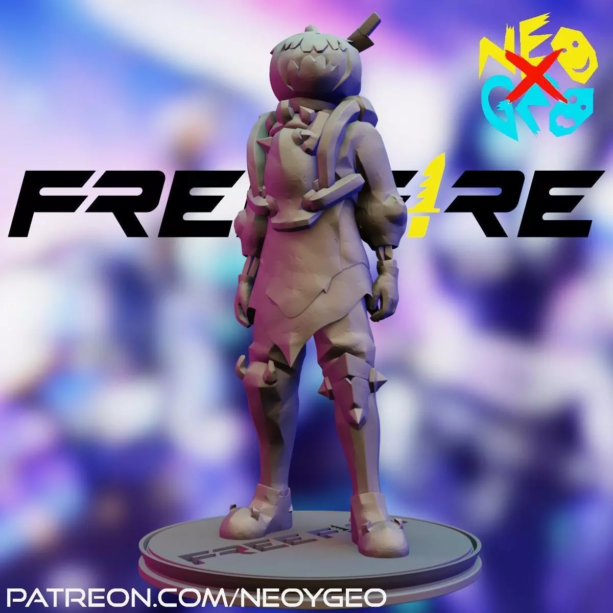 PUMPKIN WARRIOR - FREE FIRE 3D print model_0
