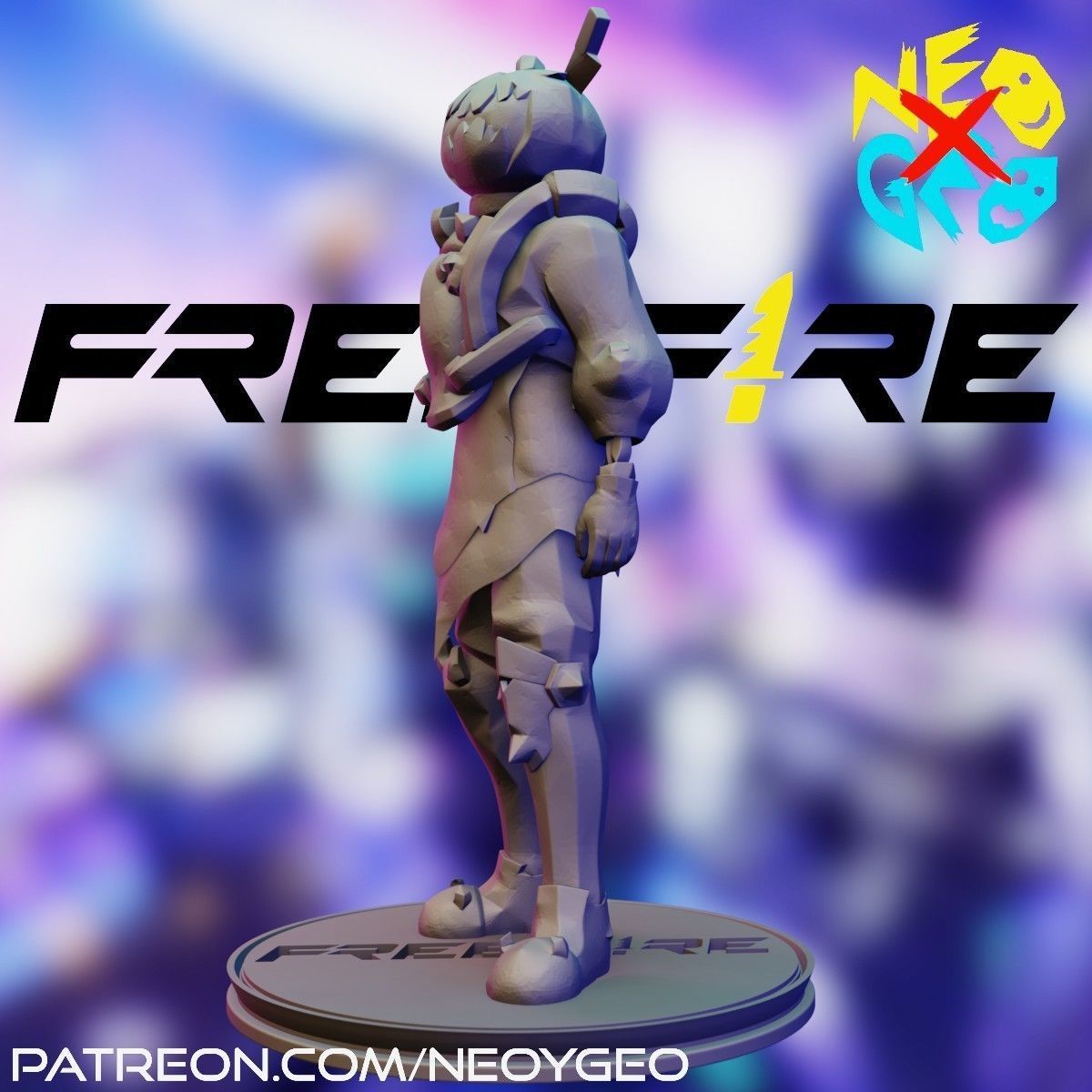 PUMPKIN WARRIOR - FREE FIRE 3D print model_1