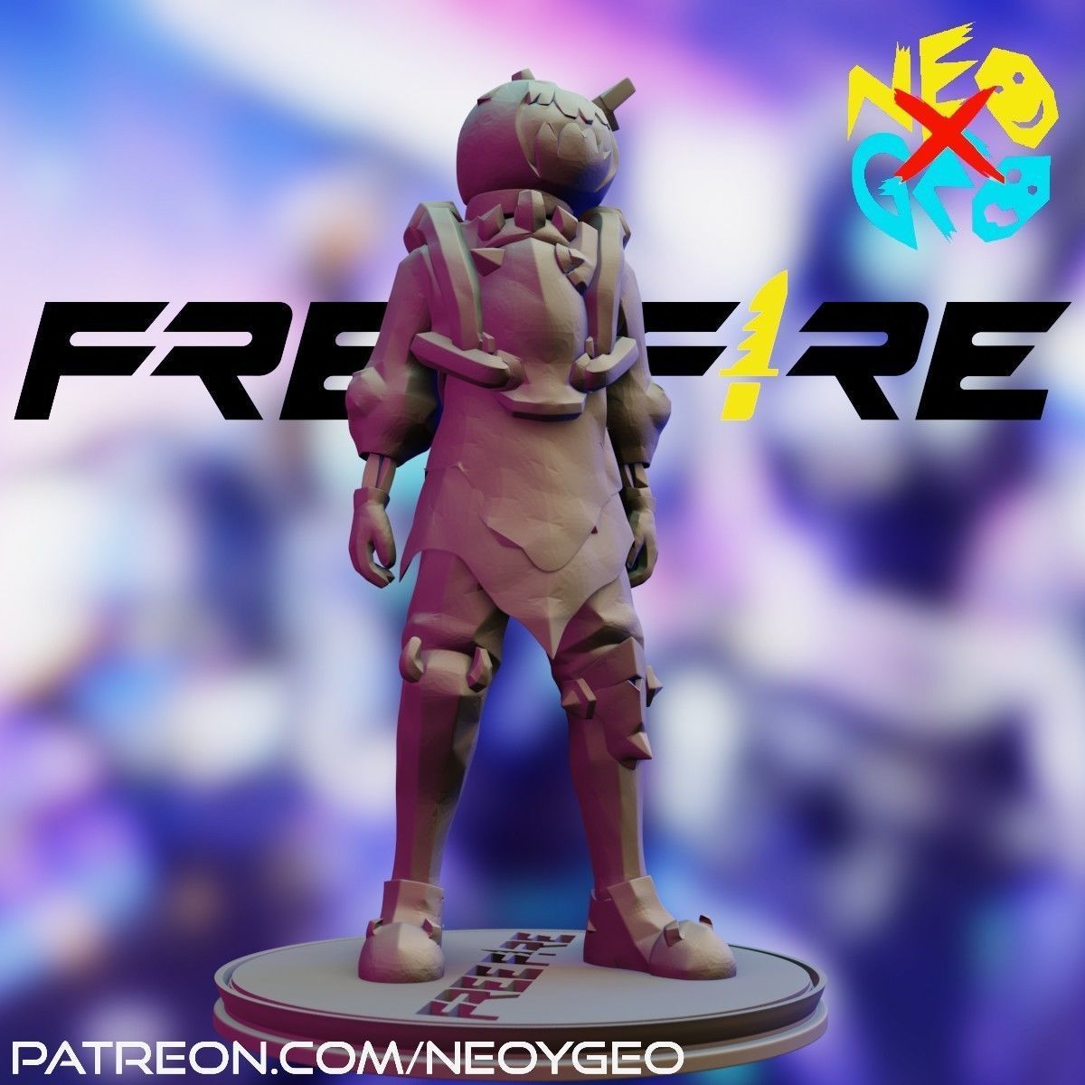 PUMPKIN WARRIOR - FREE FIRE 3D print model_2