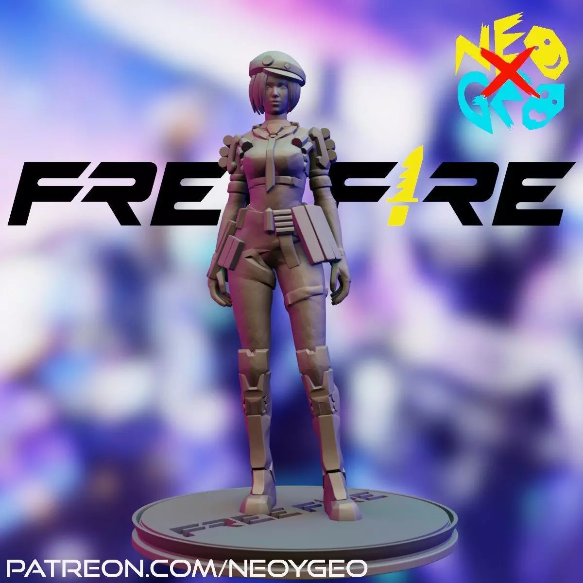 PINK DEVIL - FREE FIRE 3D print model_0