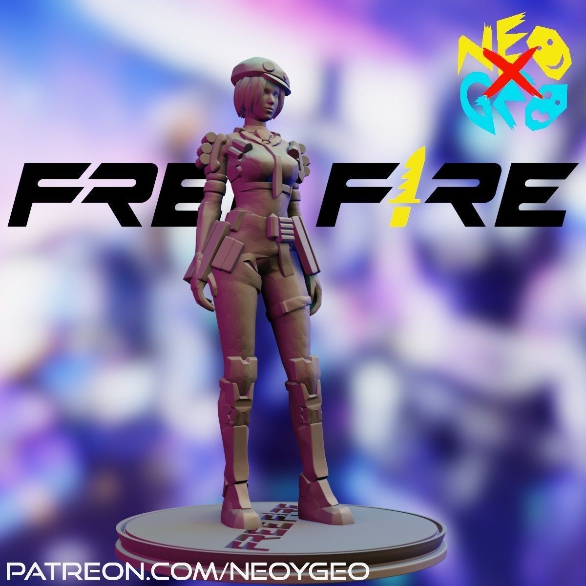 PINK DEVIL - FREE FIRE 3D print model_2