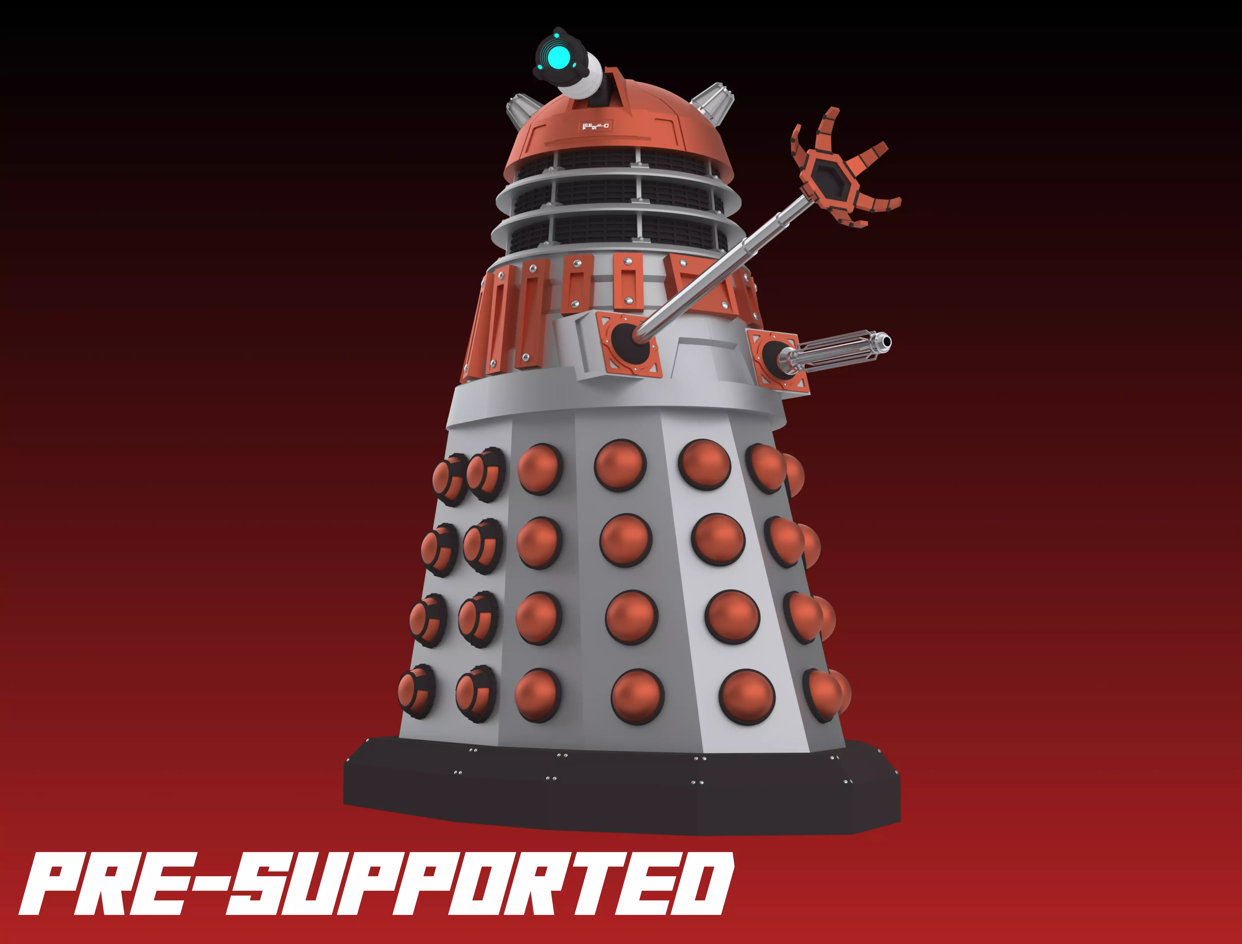 05 D-A-L-E-K - Restoration Empire Scientist - 32mm Miniature - 3D print model_0