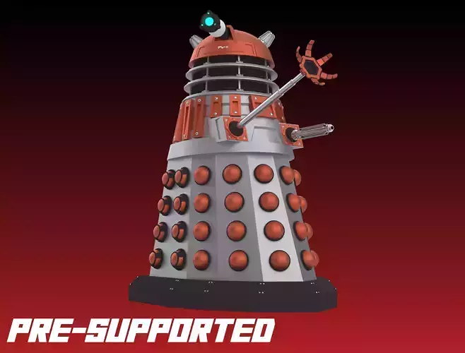 05 D-A-L-E-K - Restoration Empire Scientist - 32mm Miniature - 3D print model