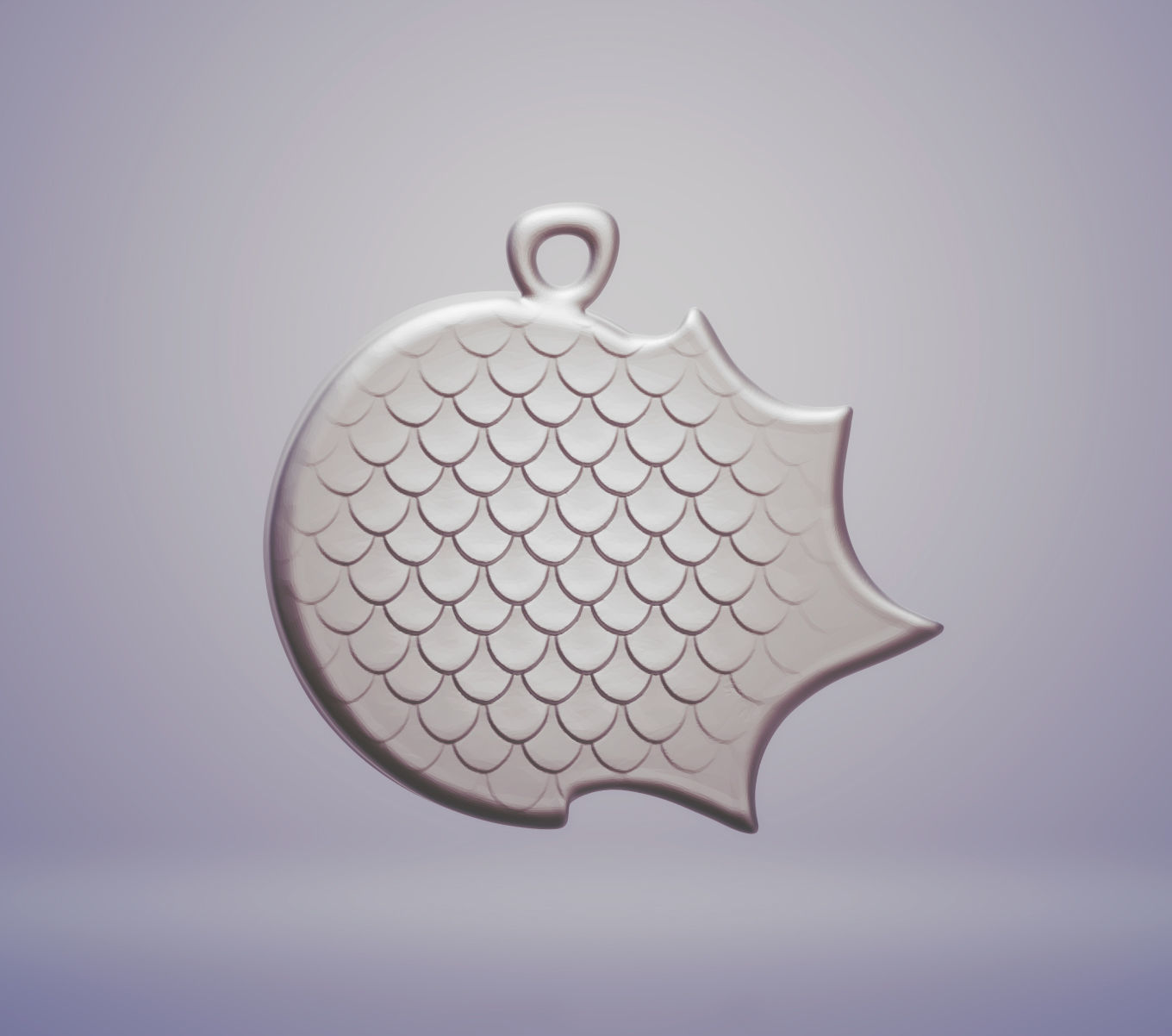 Pendant-Sea shell-3D model STL-file for 3D printing 3D print model_4