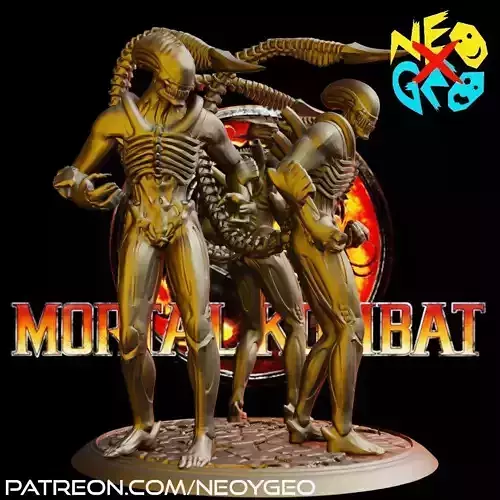ALIEN ACIDIC KONJURER AND TARKATAN - MORTAL KOMBAT