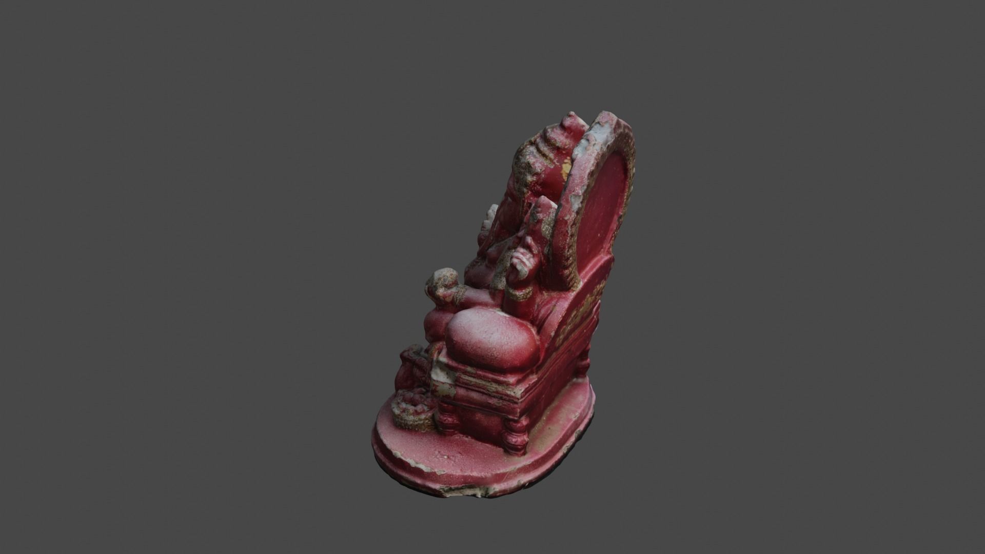 Ganesha 5 Low-poly 3D model_27